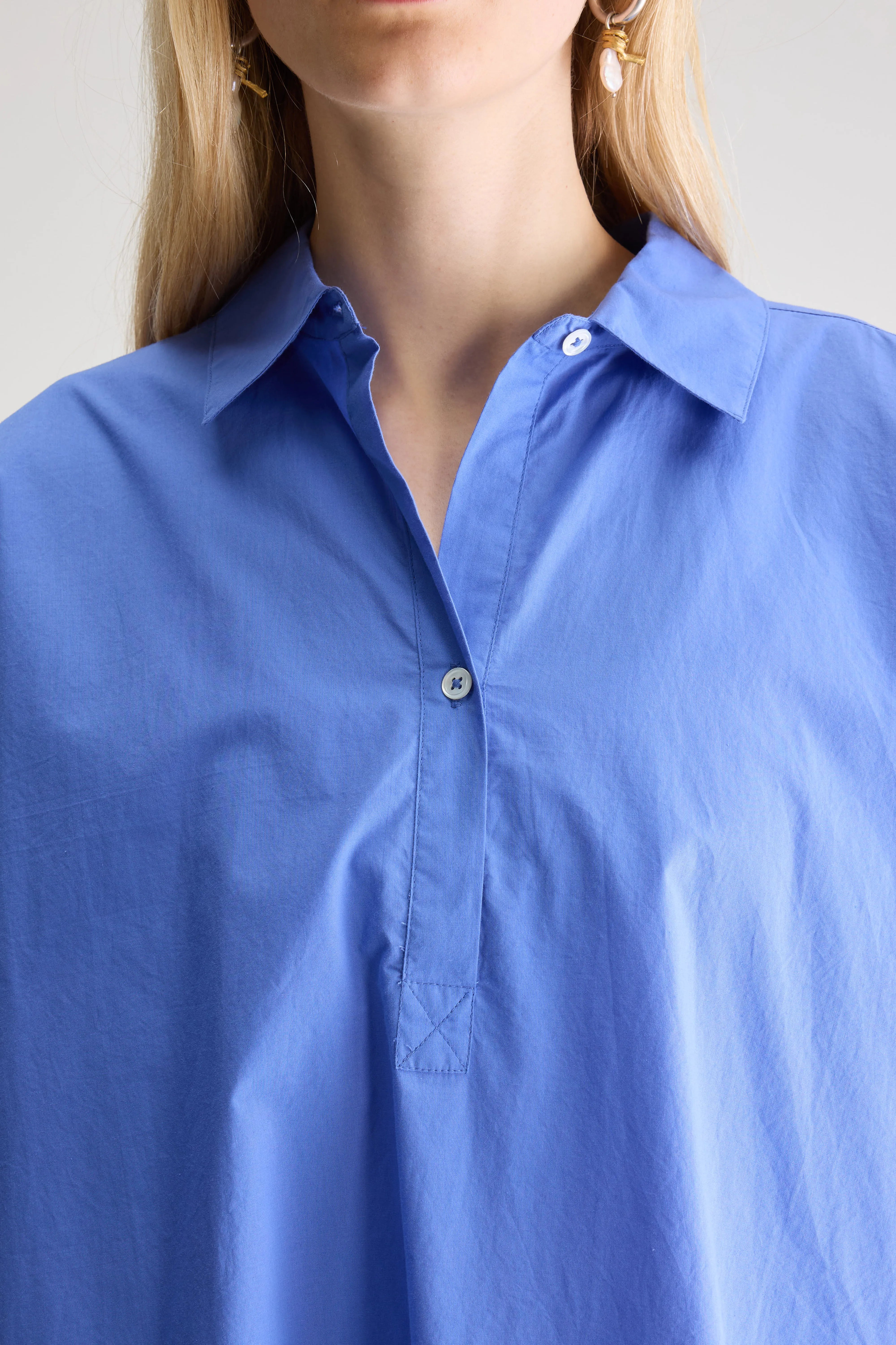 Cairn Short-sleeve Shirt - Iris bloom For Women | Bellerose