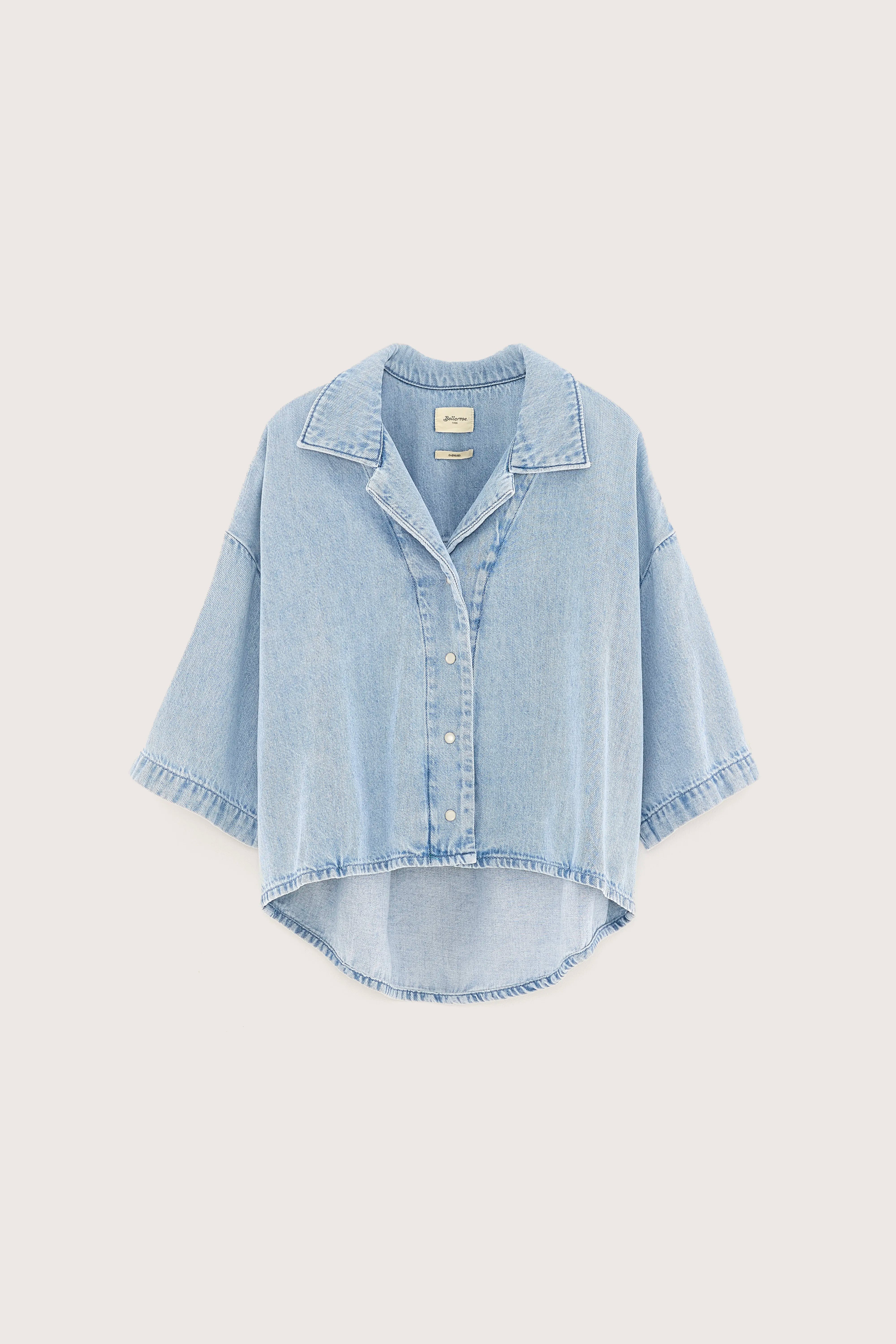 Pool denim shirt (251 / W / LT BLUE BLEACH)