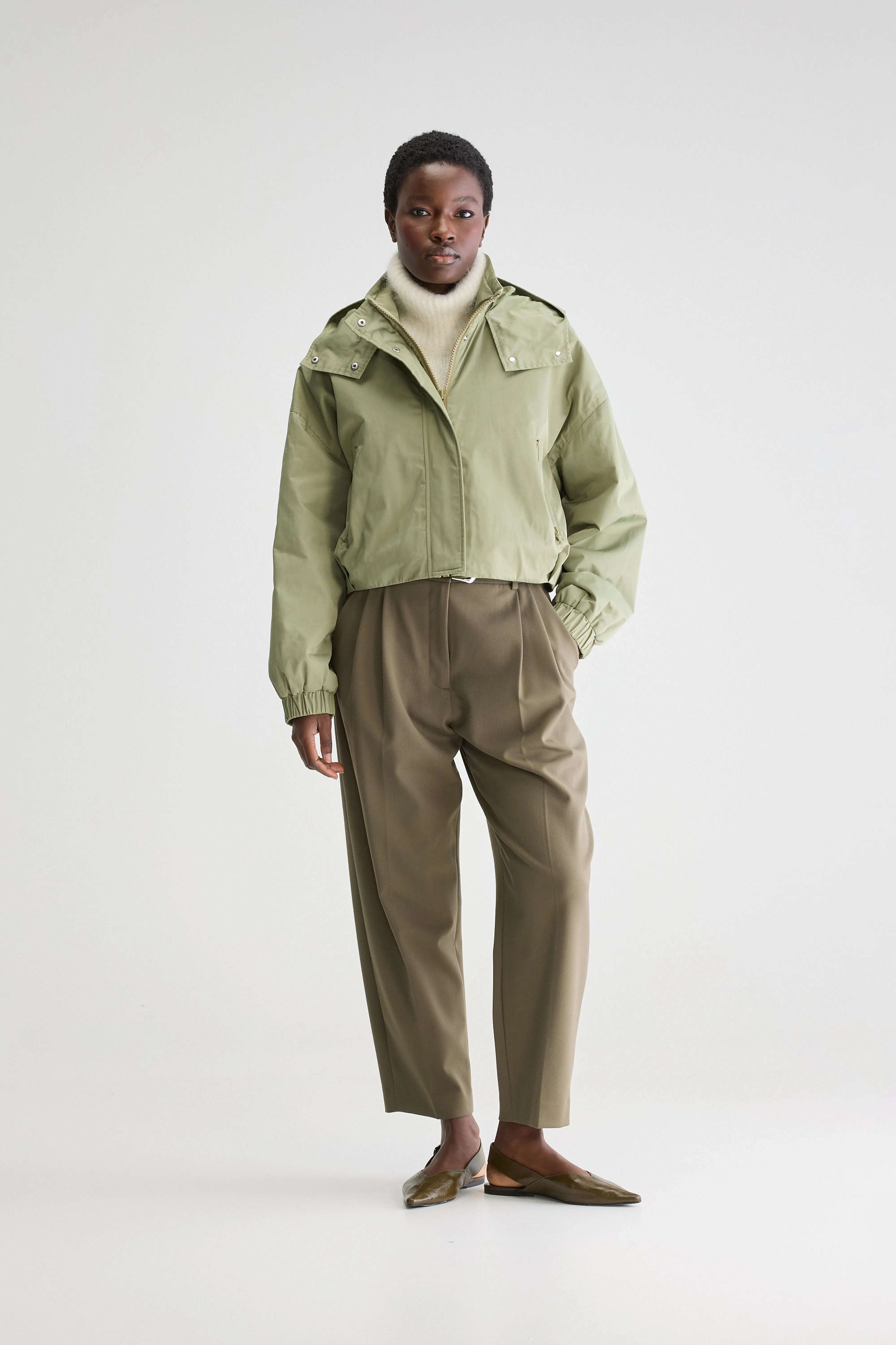 Herna Relaxed Jas - Sauge Voor Dames | Bellerose