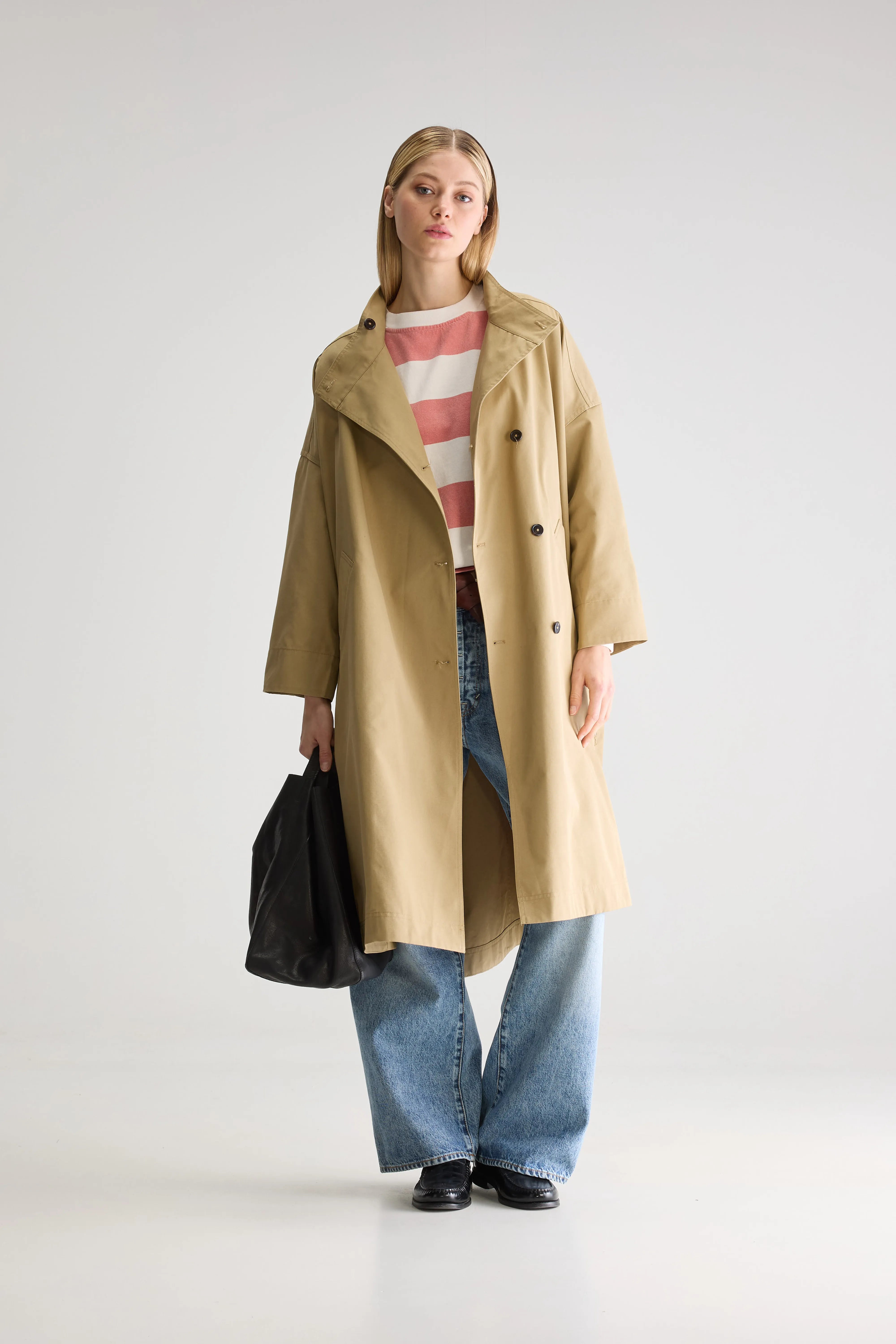 Jutta Trenchcoat - Earth Voor Dames | Bellerose