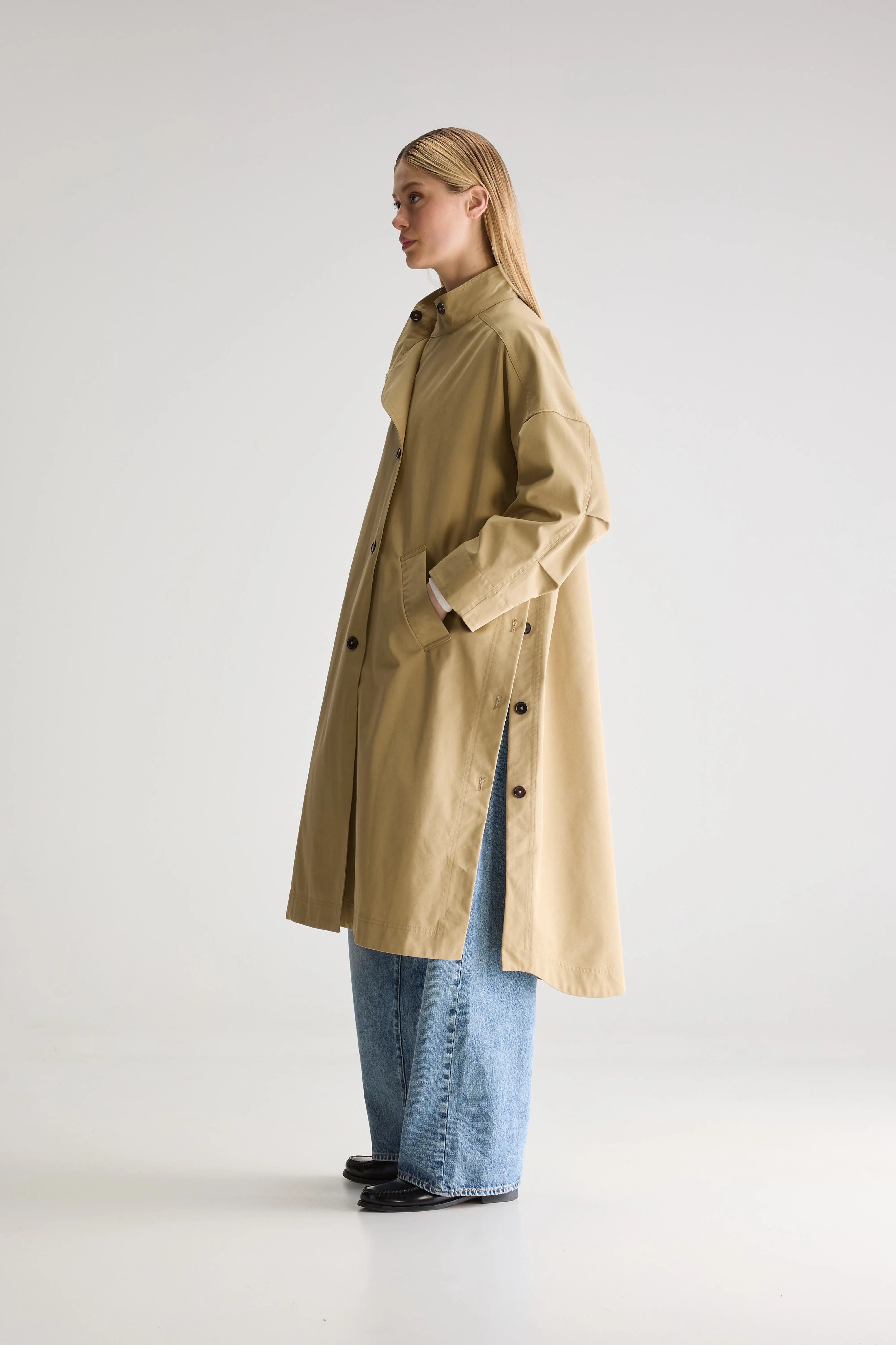 Jutta Trenchcoat - Earth Voor Dames | Bellerose