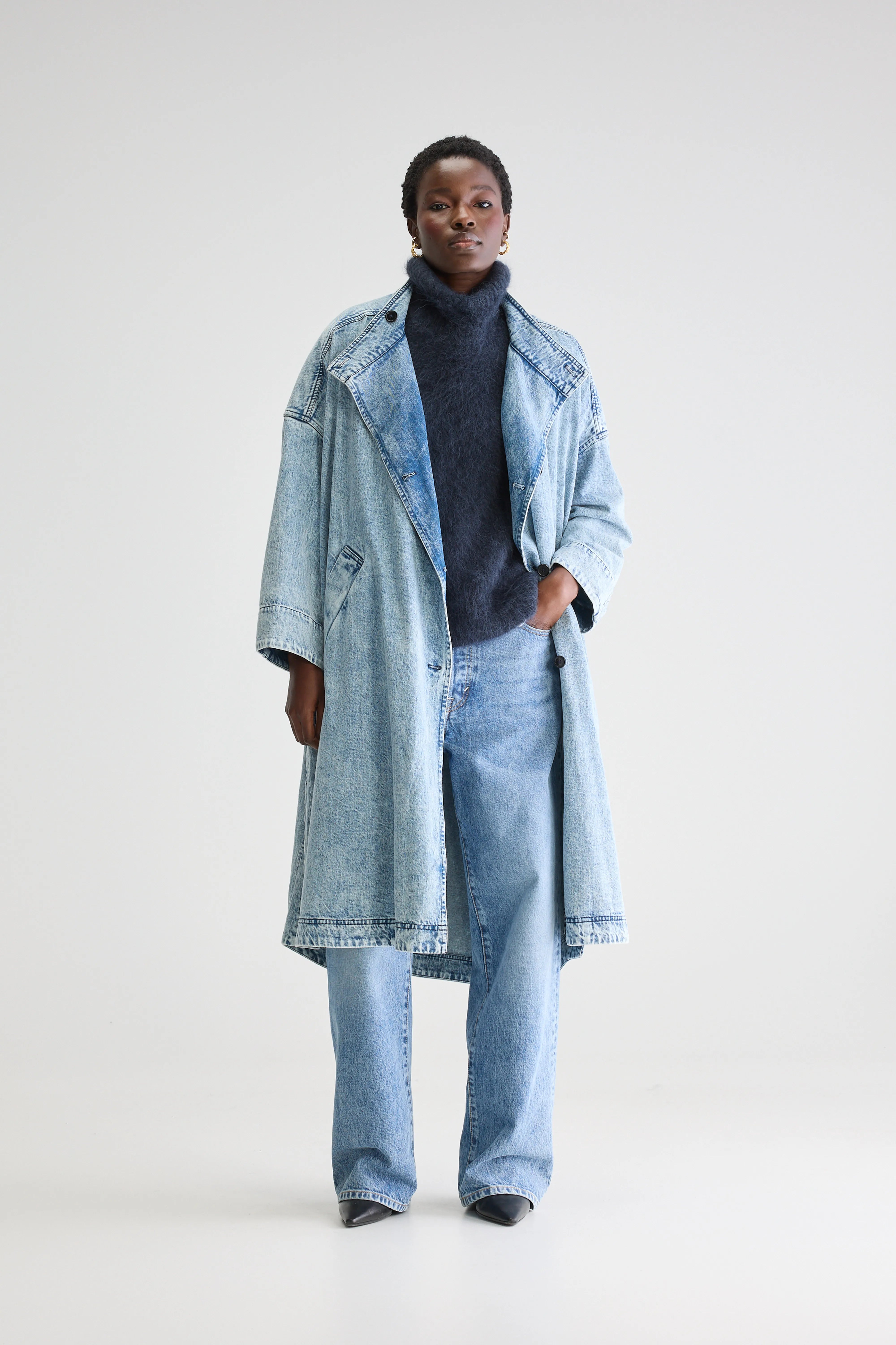 Jutta Trench - Vintage stone wash For Women | Bellerose