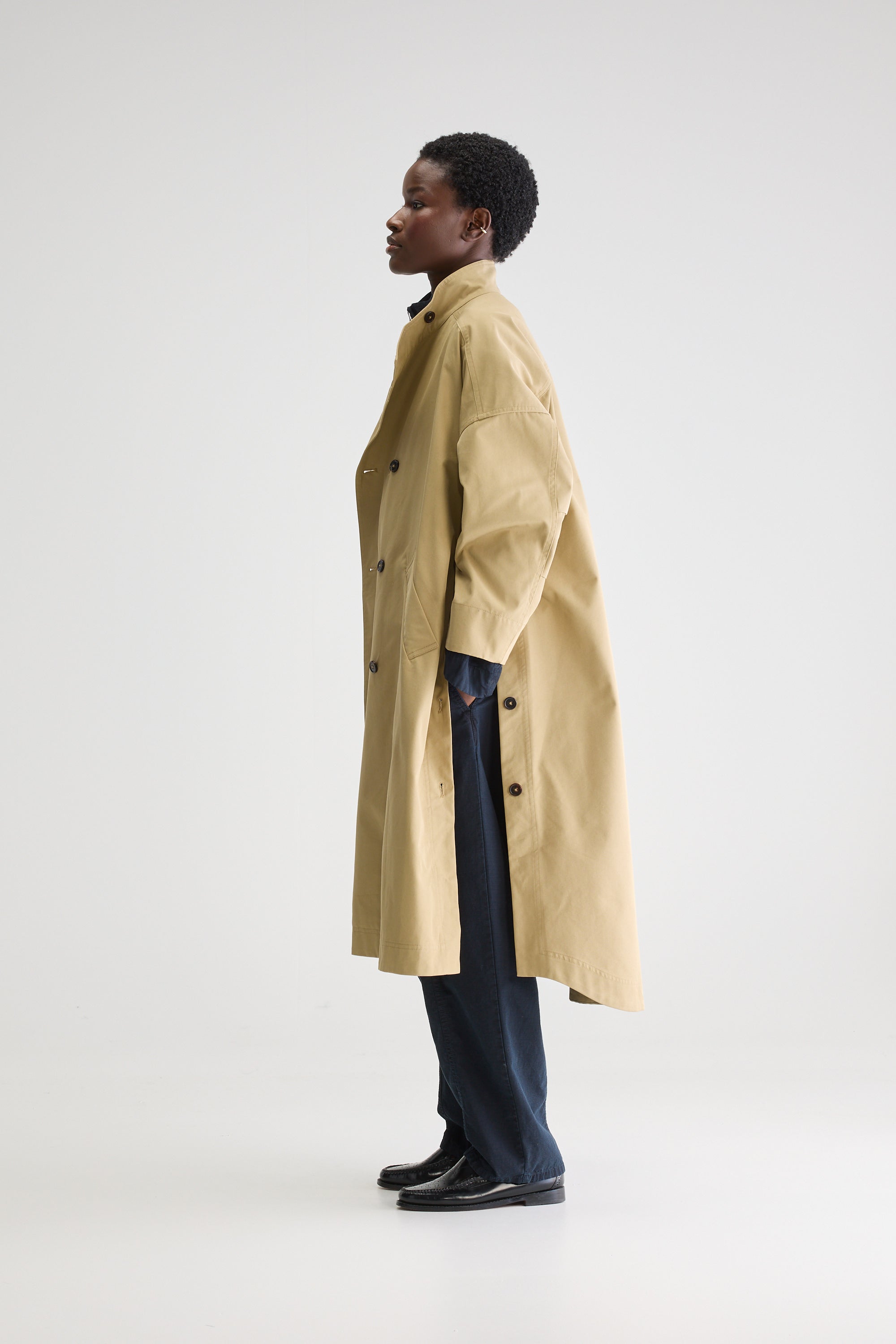 Jutta Trenchcoat - Earth Voor Dames | Bellerose