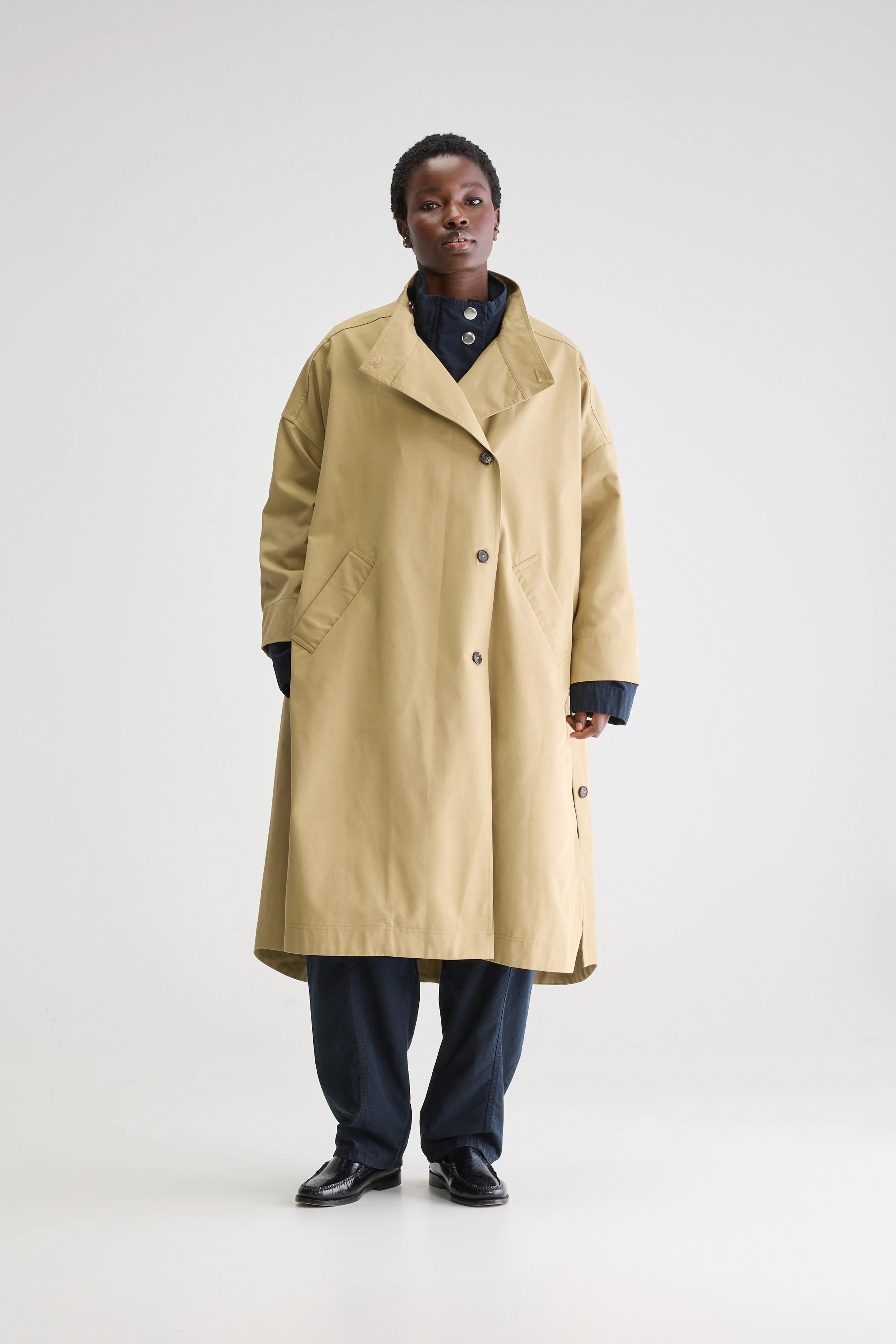 Jutta Trenchcoat - Earth Voor Dames | Bellerose