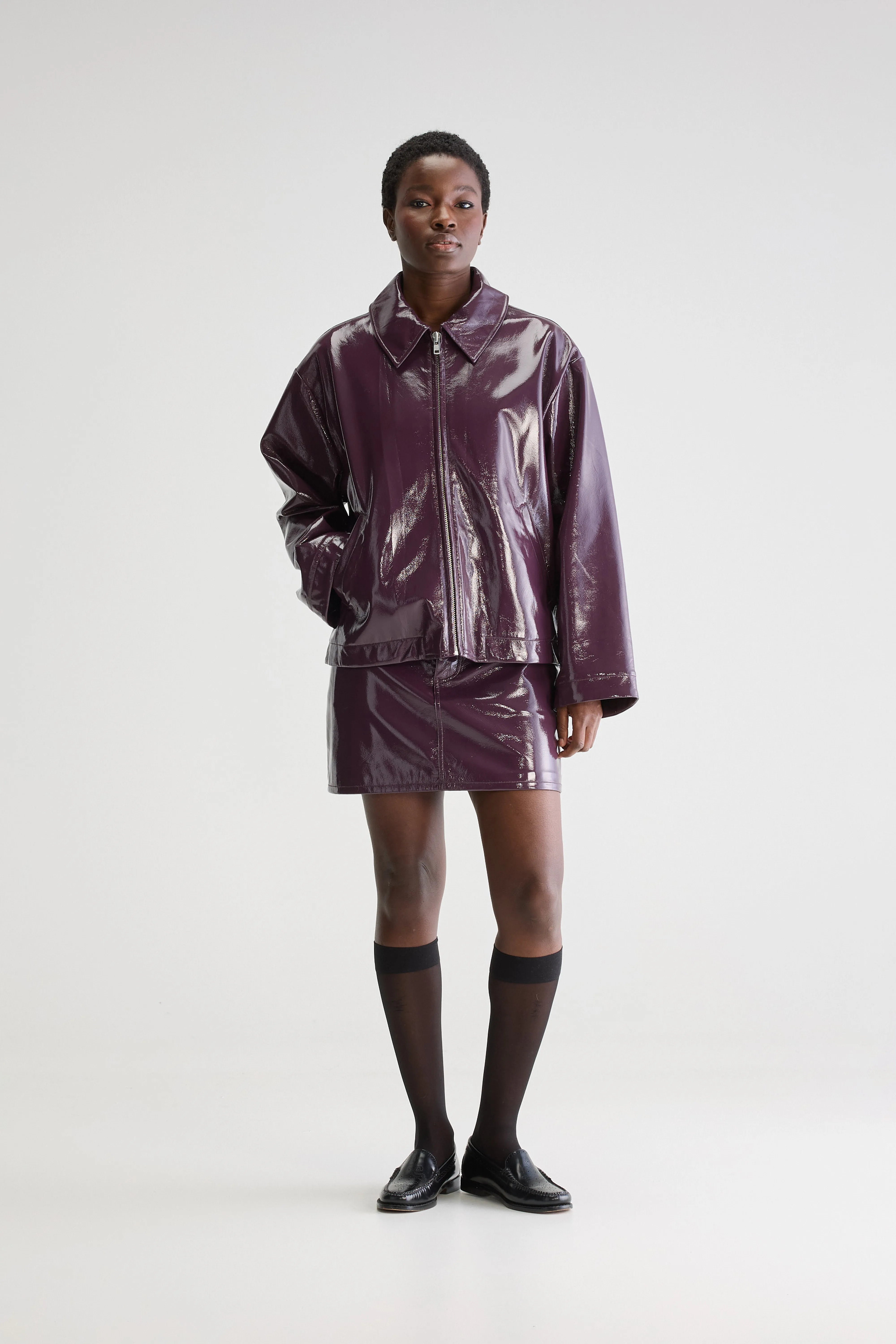 Helsa Relaxte Jas - Wine Voor Dames | Bellerose