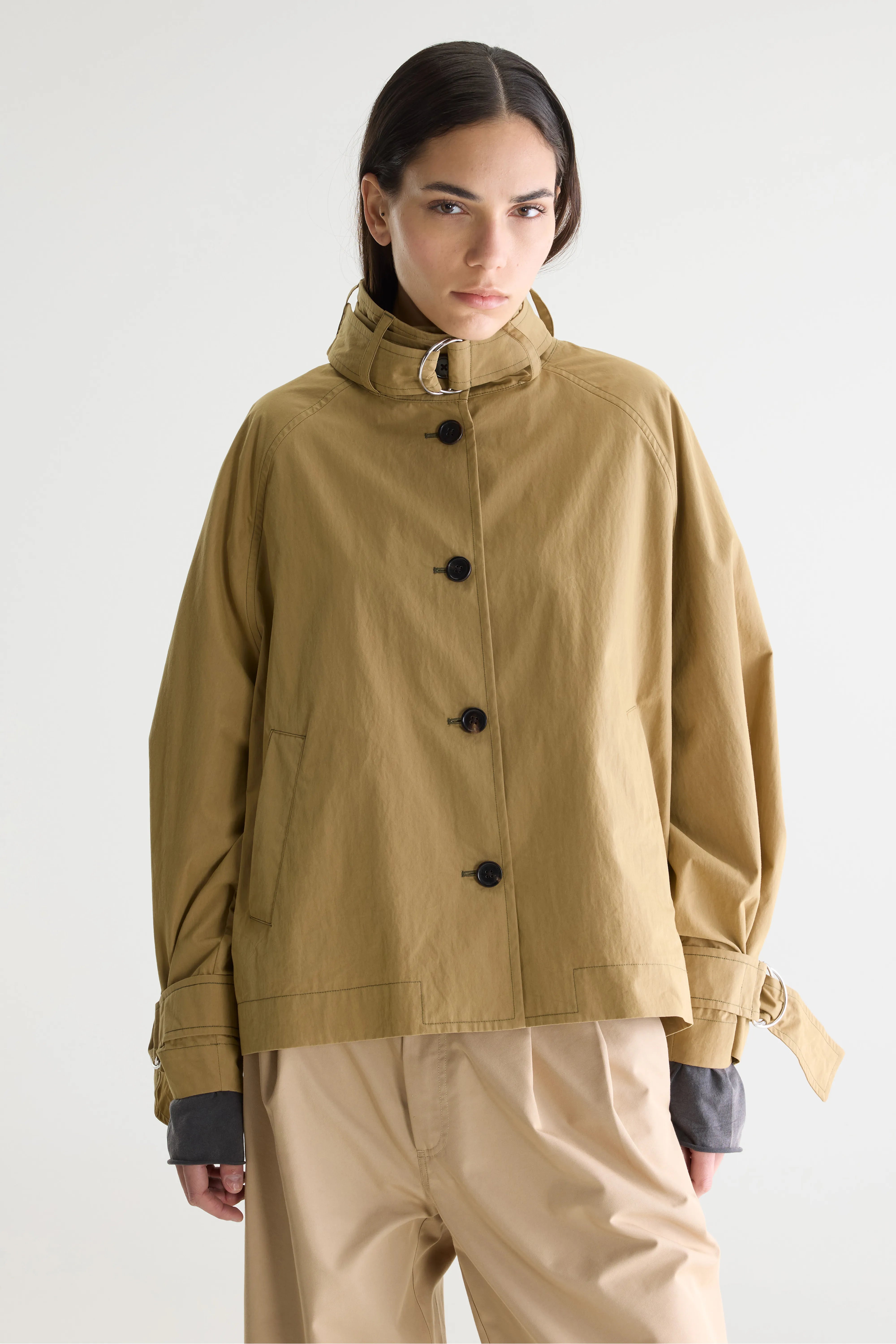 Hubble Korte Trenchcoat - Soil Voor Dames | Bellerose