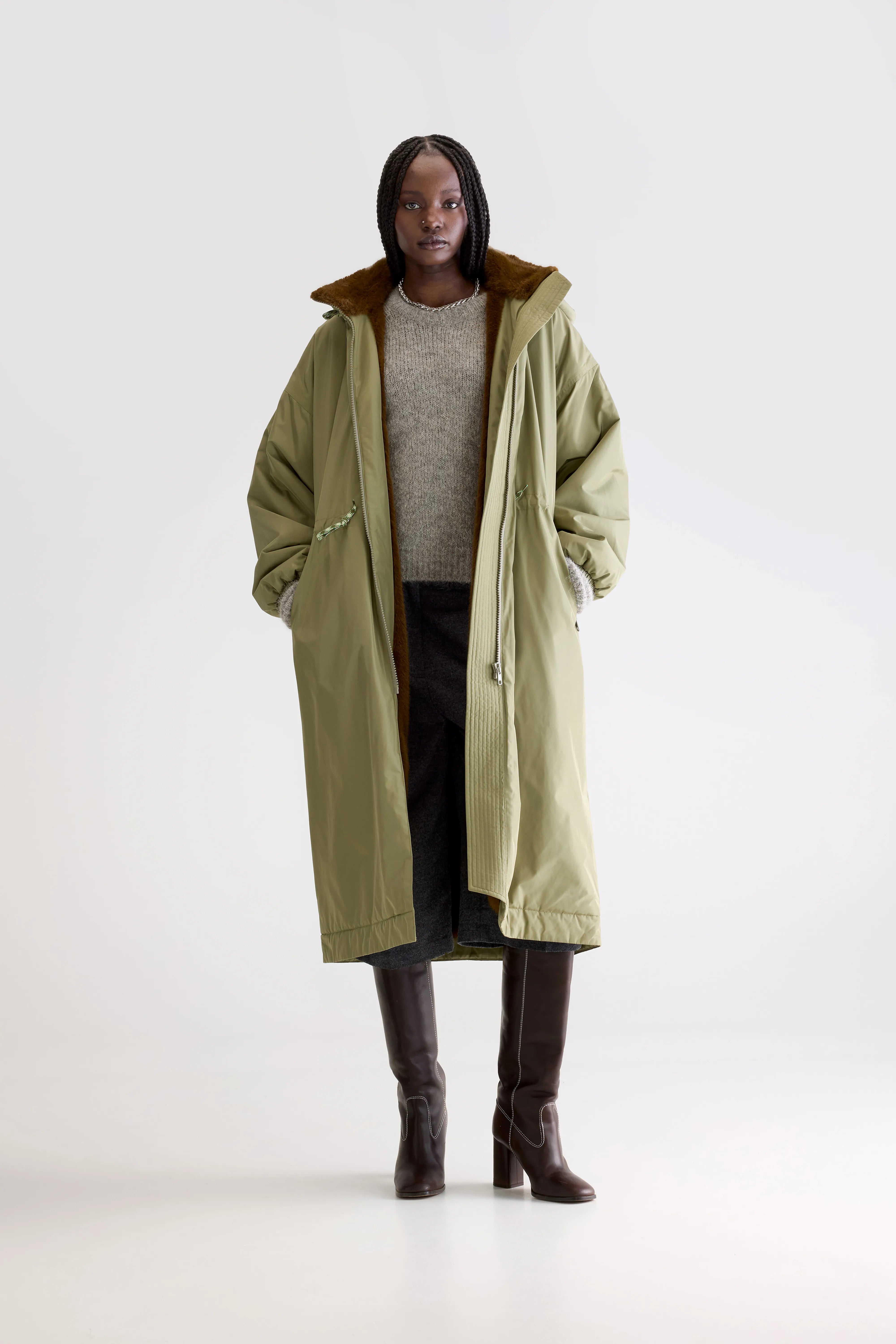 Hosfo Hooded Coat - Jeep For Women | Bellerose