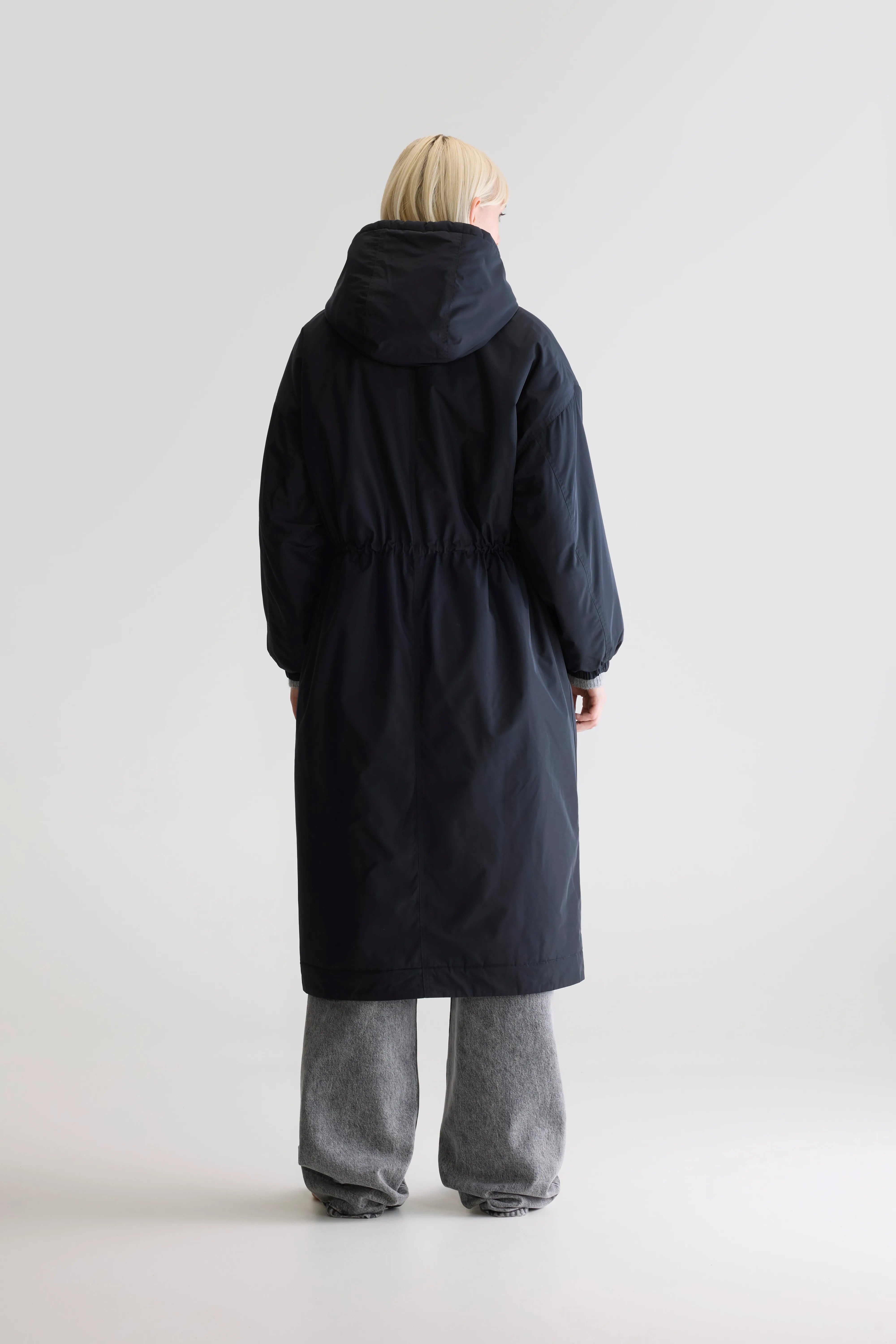 Hosfo hooded coat (252 / W / NAVY)