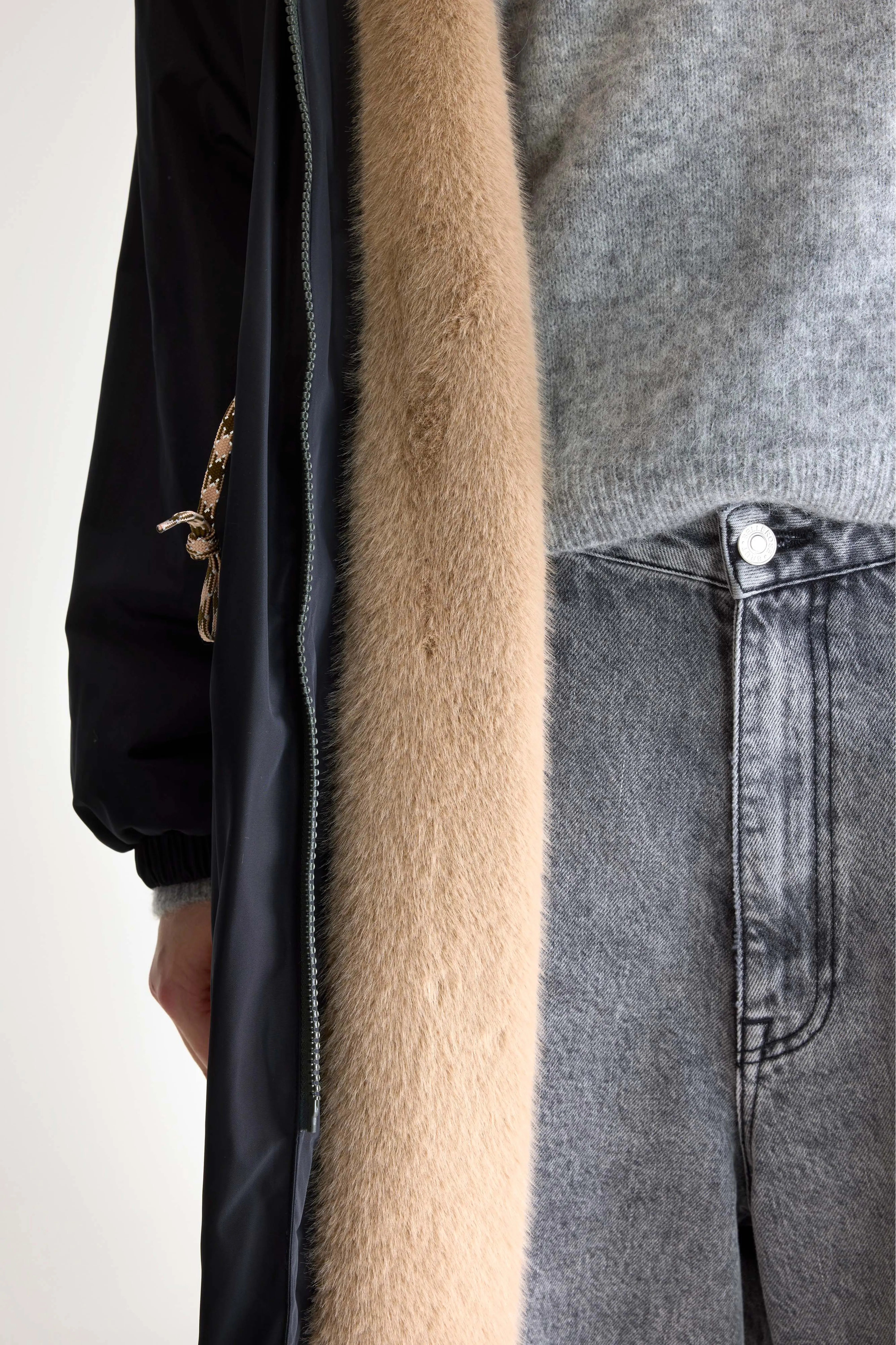 Hosfo hooded coat (252 / W / NAVY)