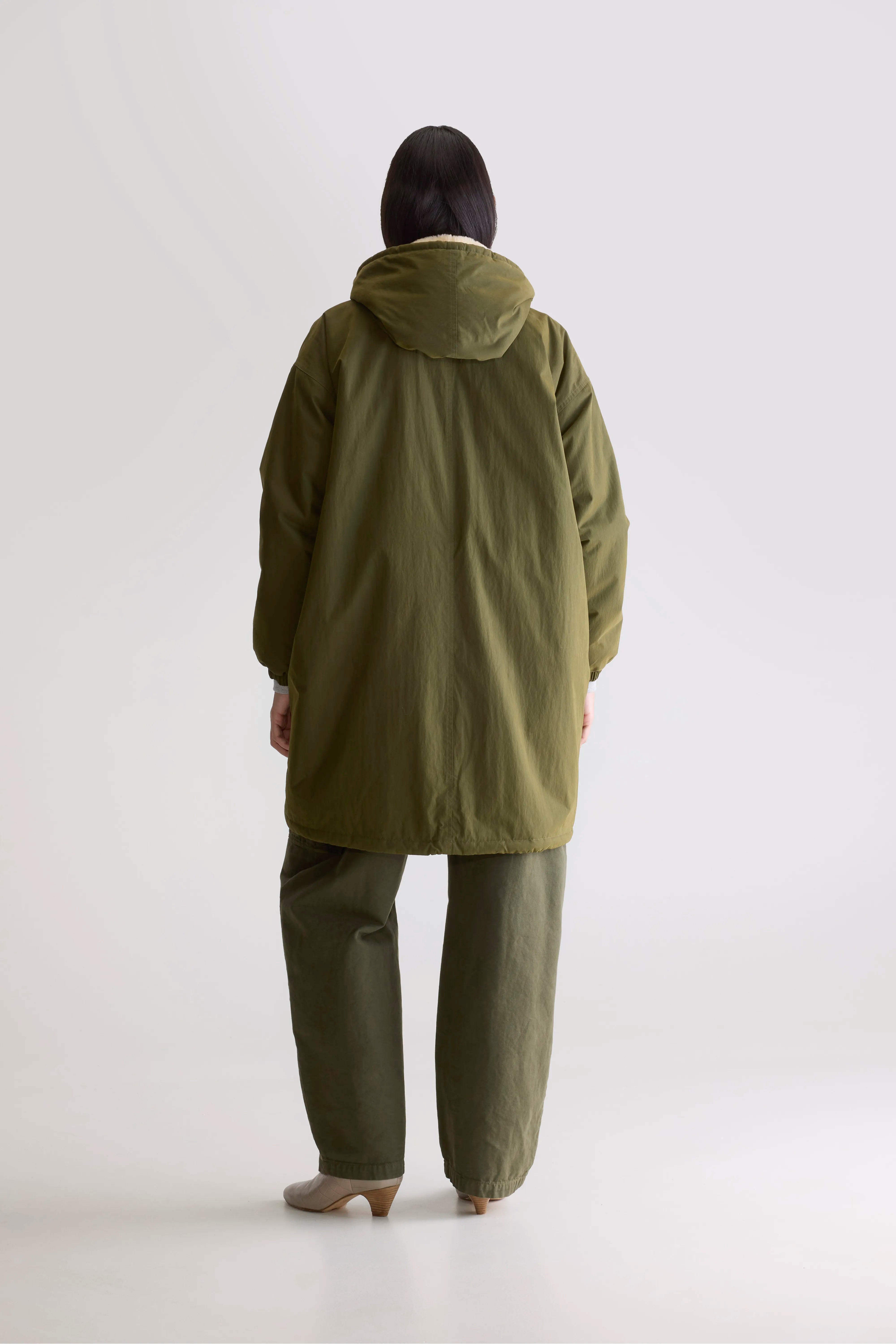 Laos Hooded Parka - Olive For Women | Bellerose