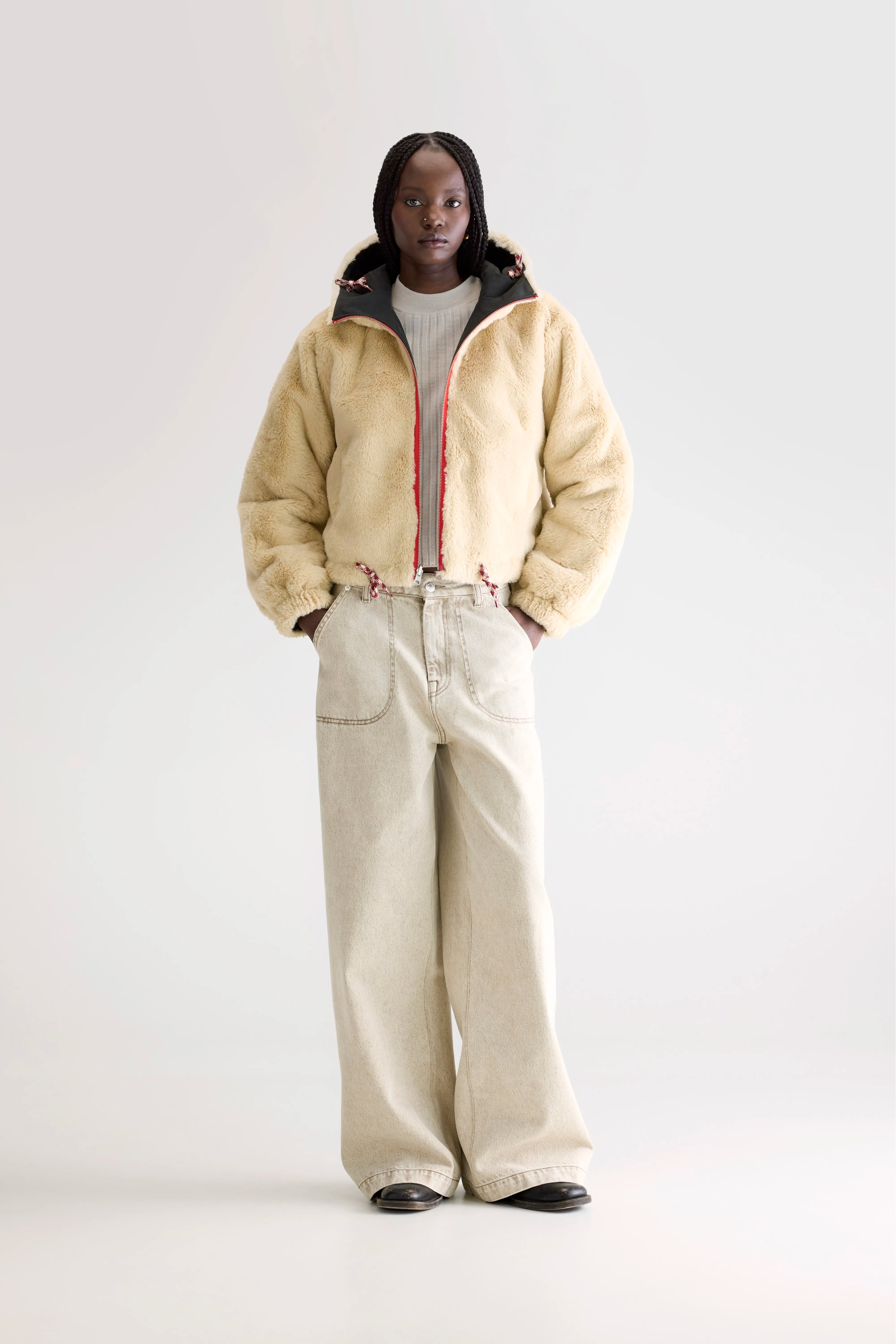 Loud Hooded Jacket - Pirate For Women | Bellerose