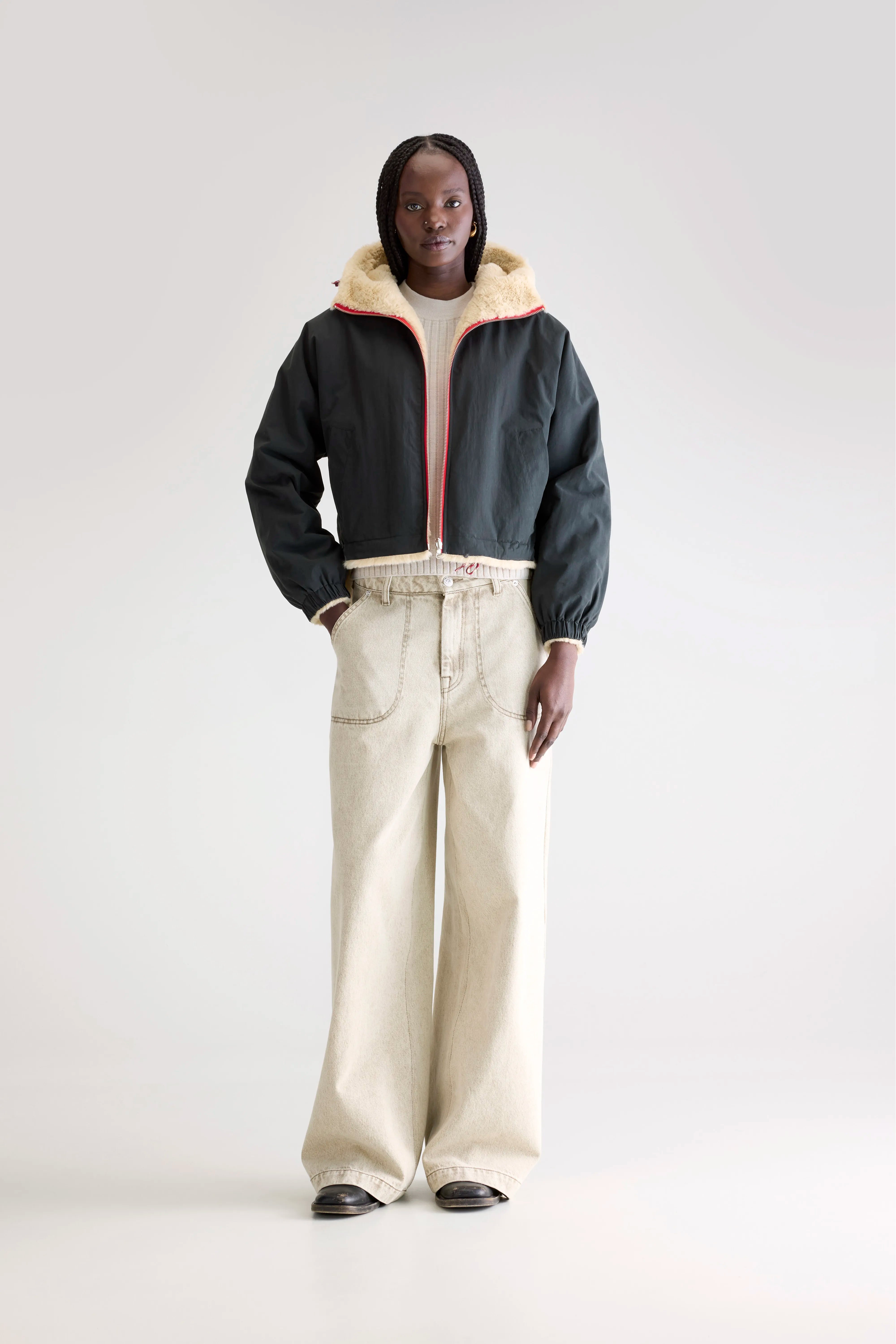 Loud Hooded Jacket - Pirate For Women | Bellerose