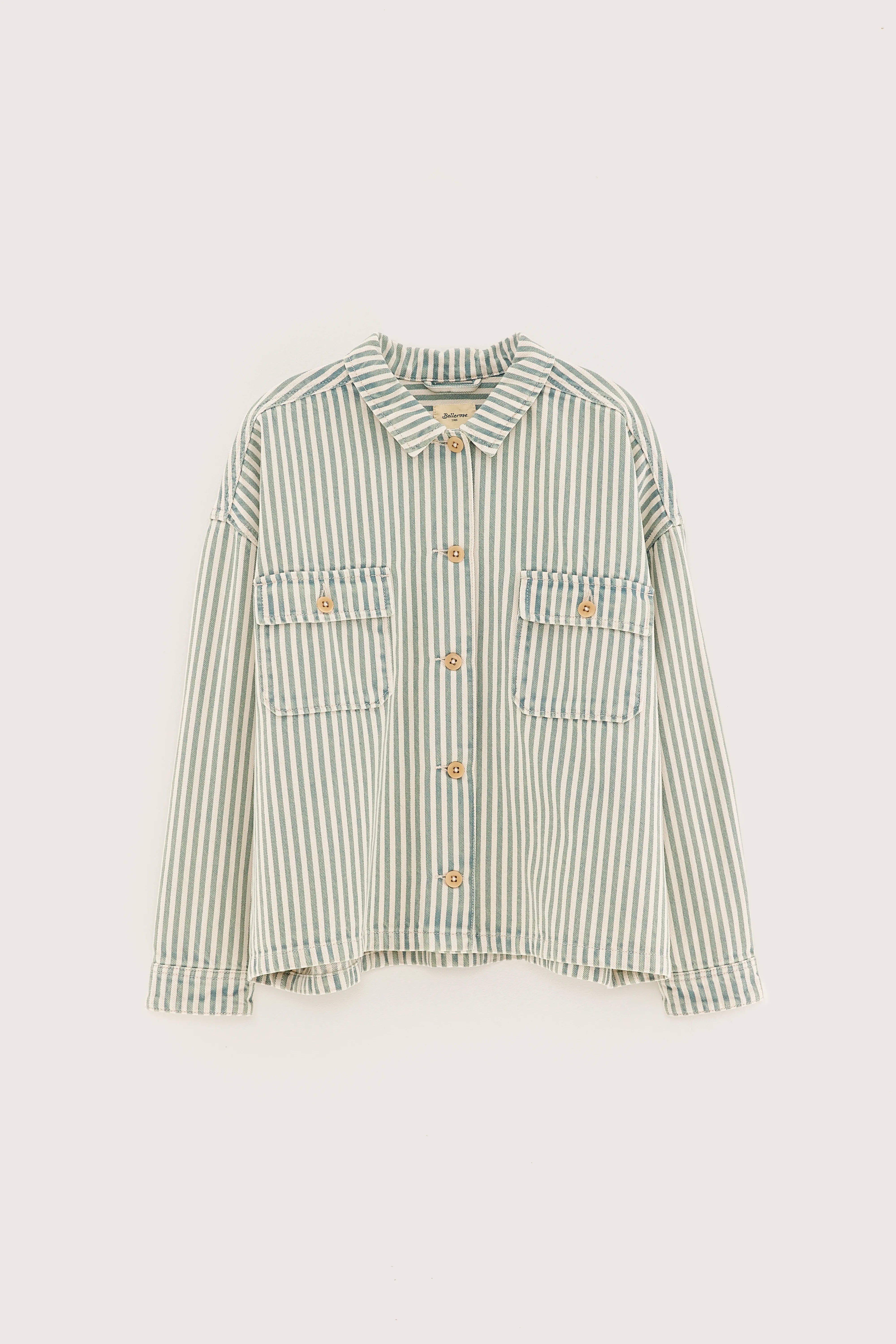 Parrish striped overshirt (251 / W / STRIPE A)