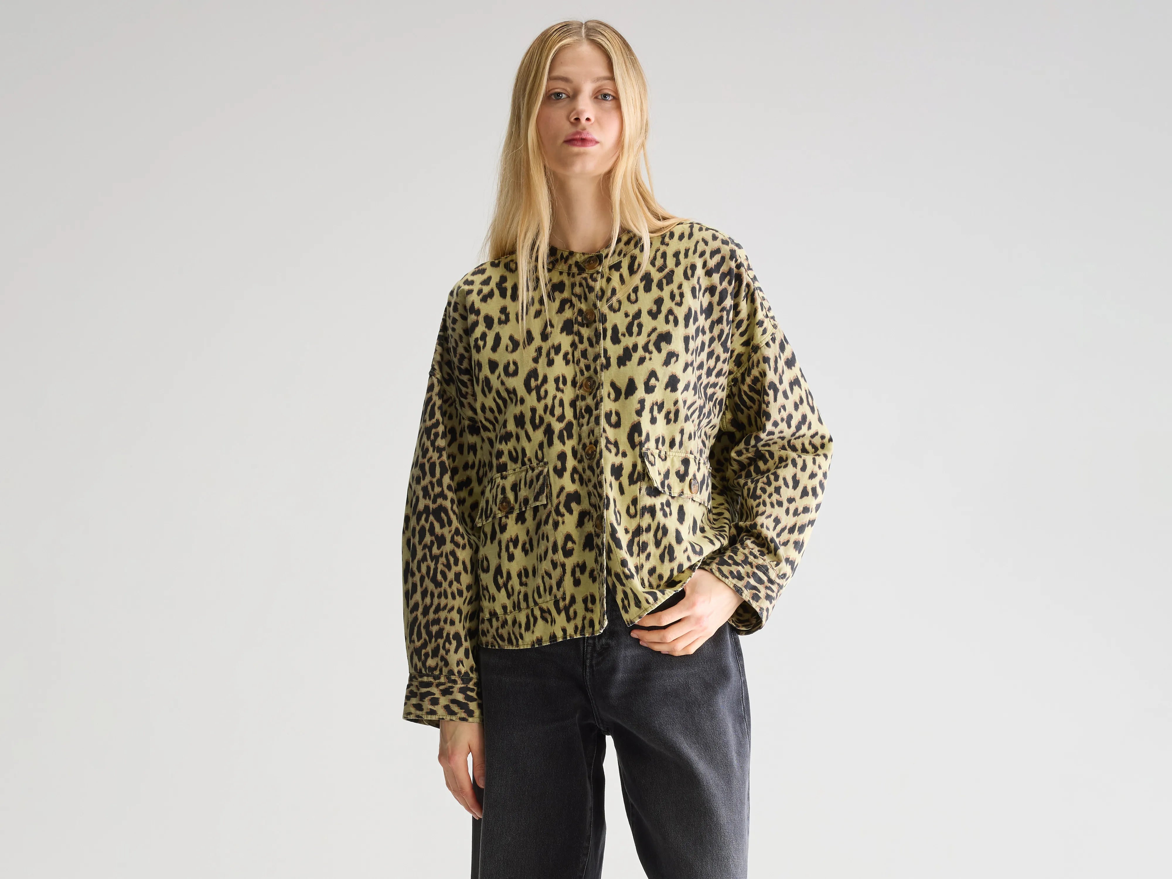 Willie leopard-print overshirt (251 / W / COMBO A)