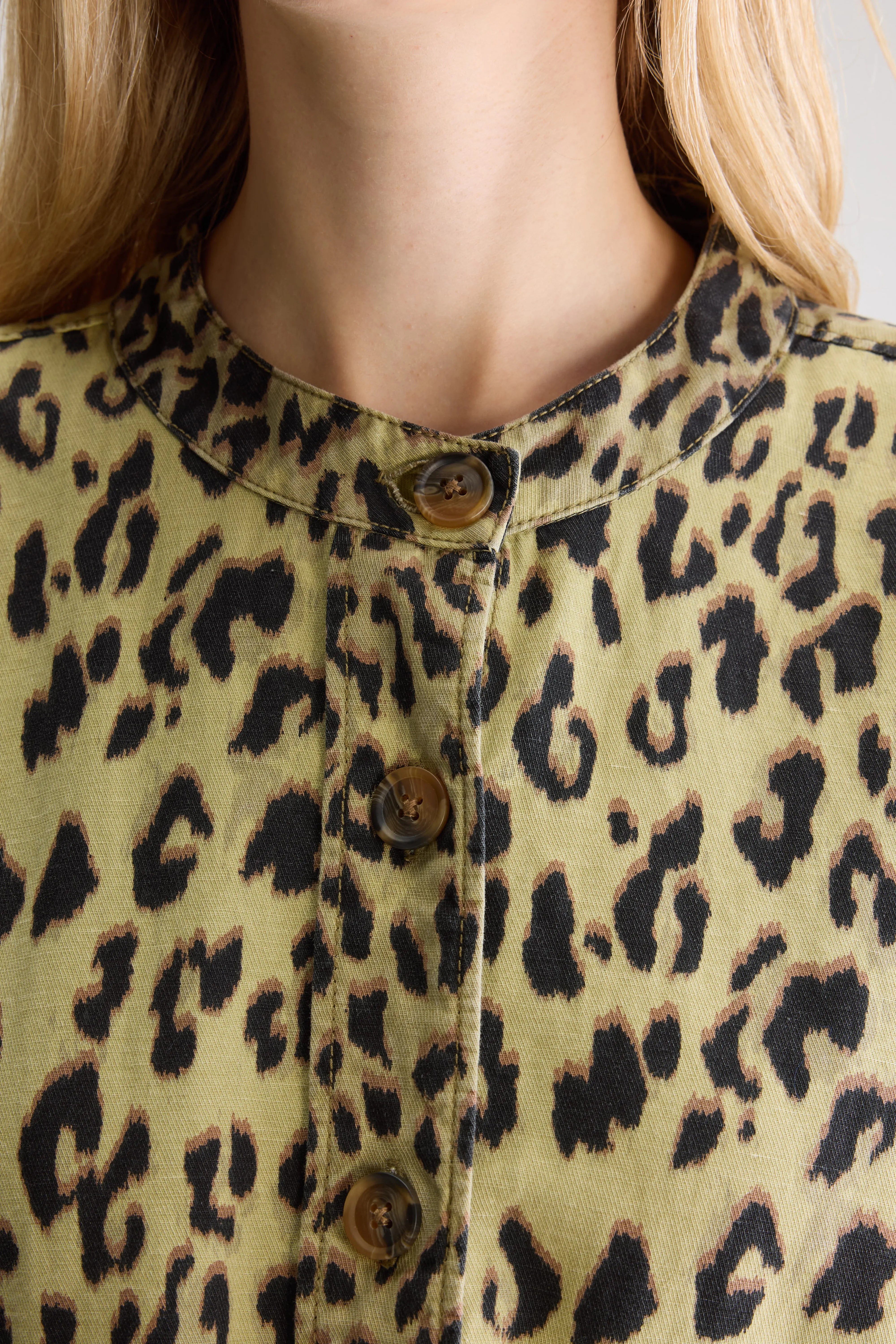 Willie Leopard-print Overshirt - Black beauty / Seed For Women | Bellerose