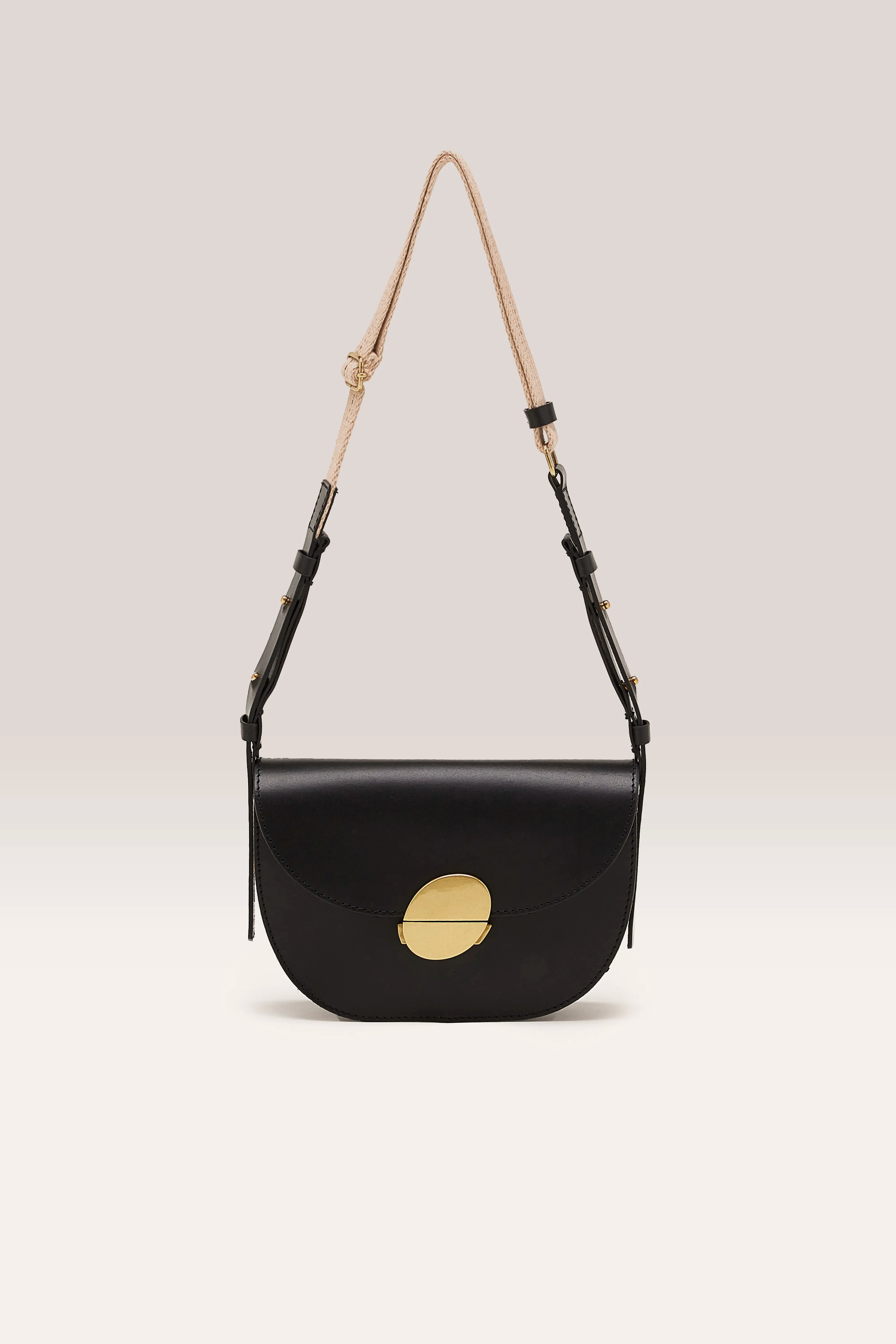 Sicoco Crossbody Tas - Black / Old brass Voor Dames | Bellerose