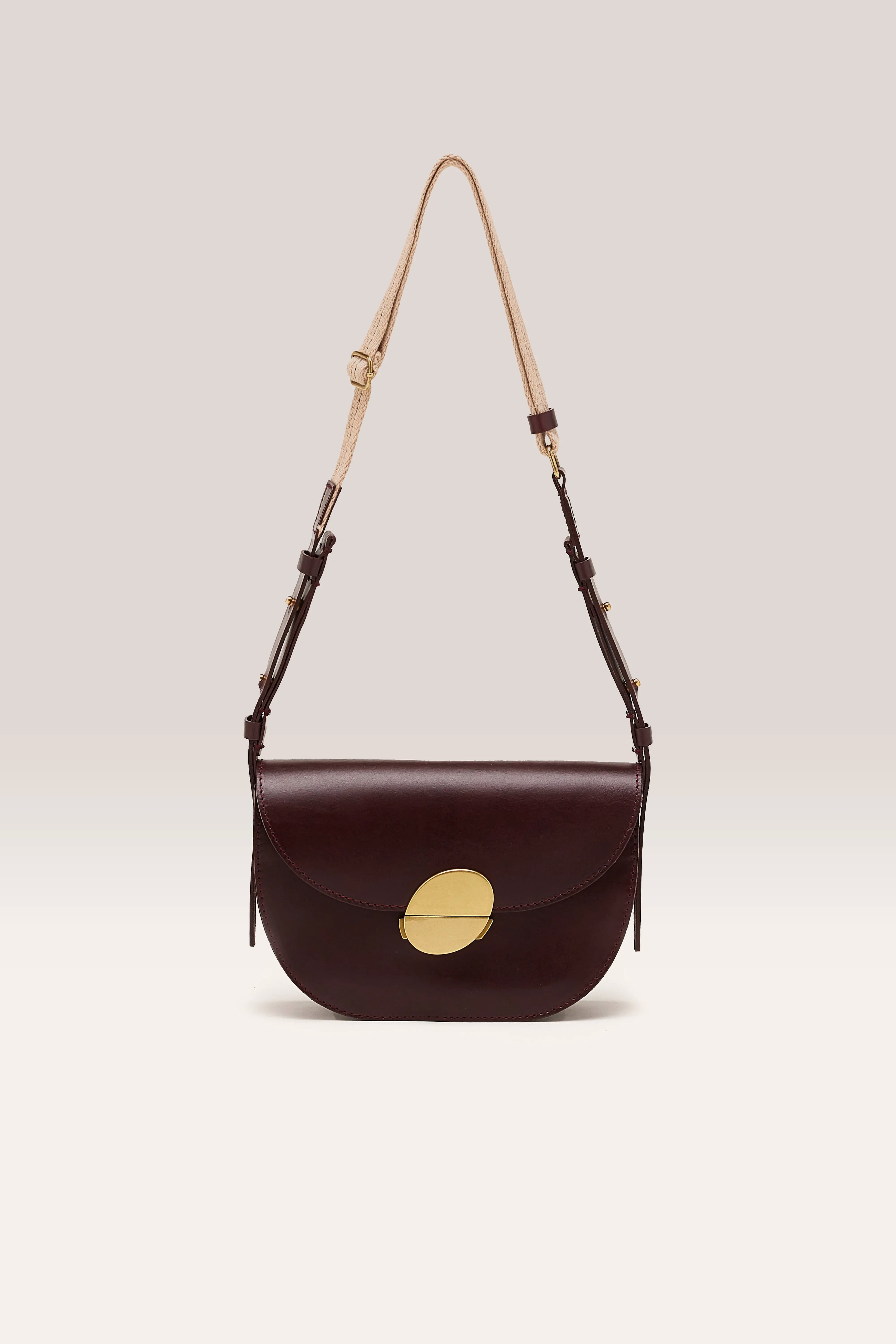 Sicoco Crossbody Bag - Bordeaux / Old brass For Women | Bellerose