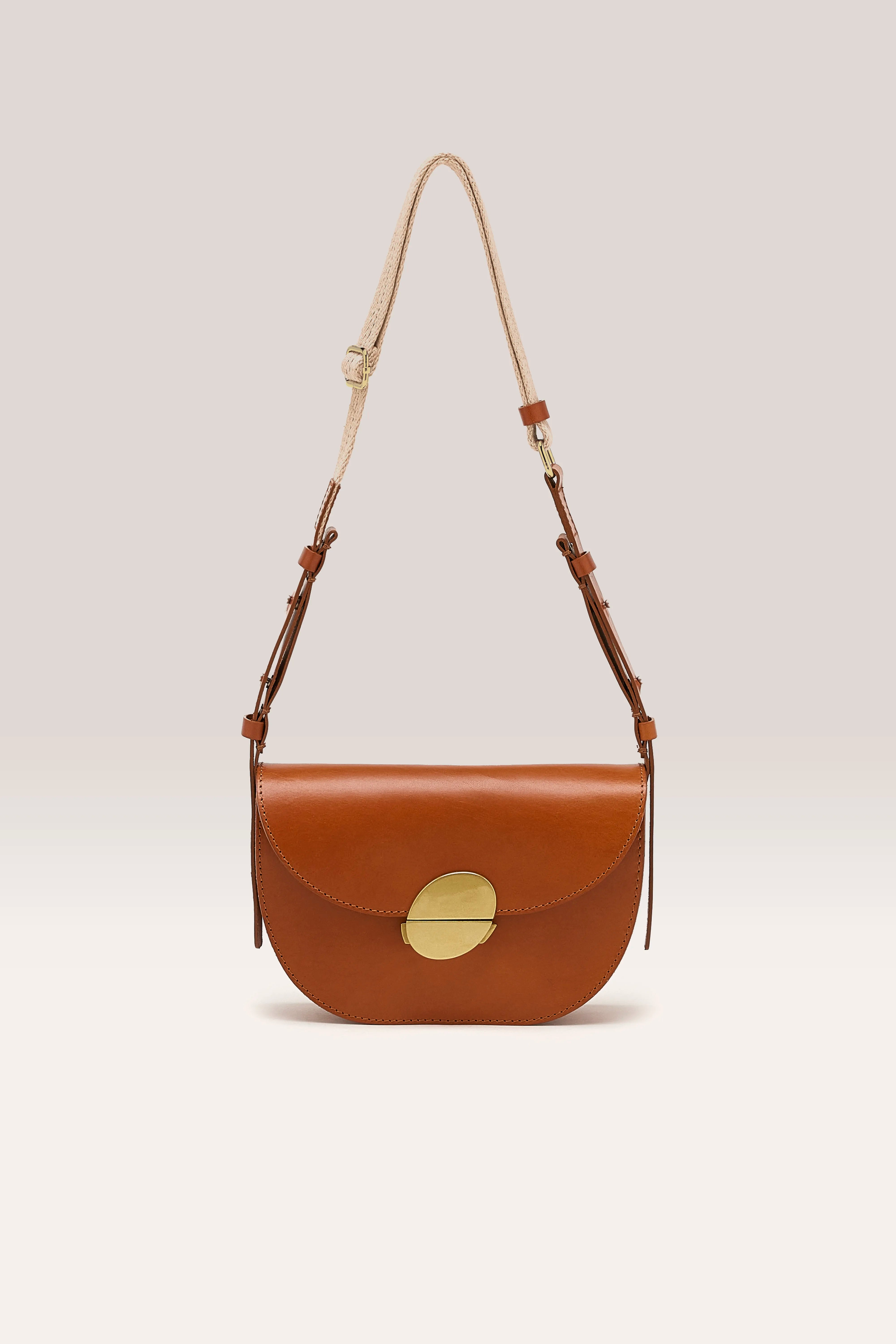 Sicoco Crossbody Tas - Cognac / Old brass Voor Dames | Bellerose