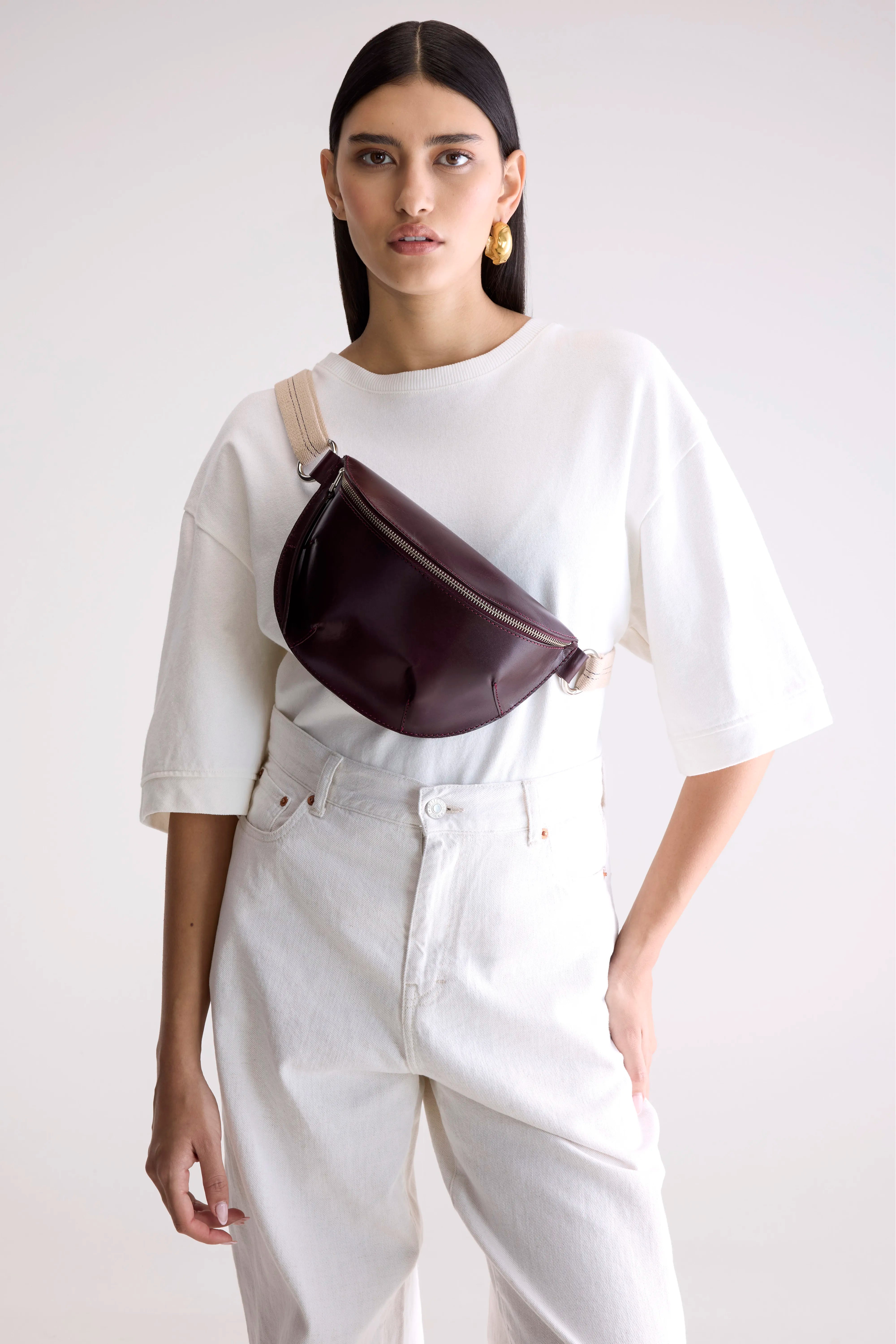 Sac Banane Rosie - Bordeaux Pour Femme | Bellerose