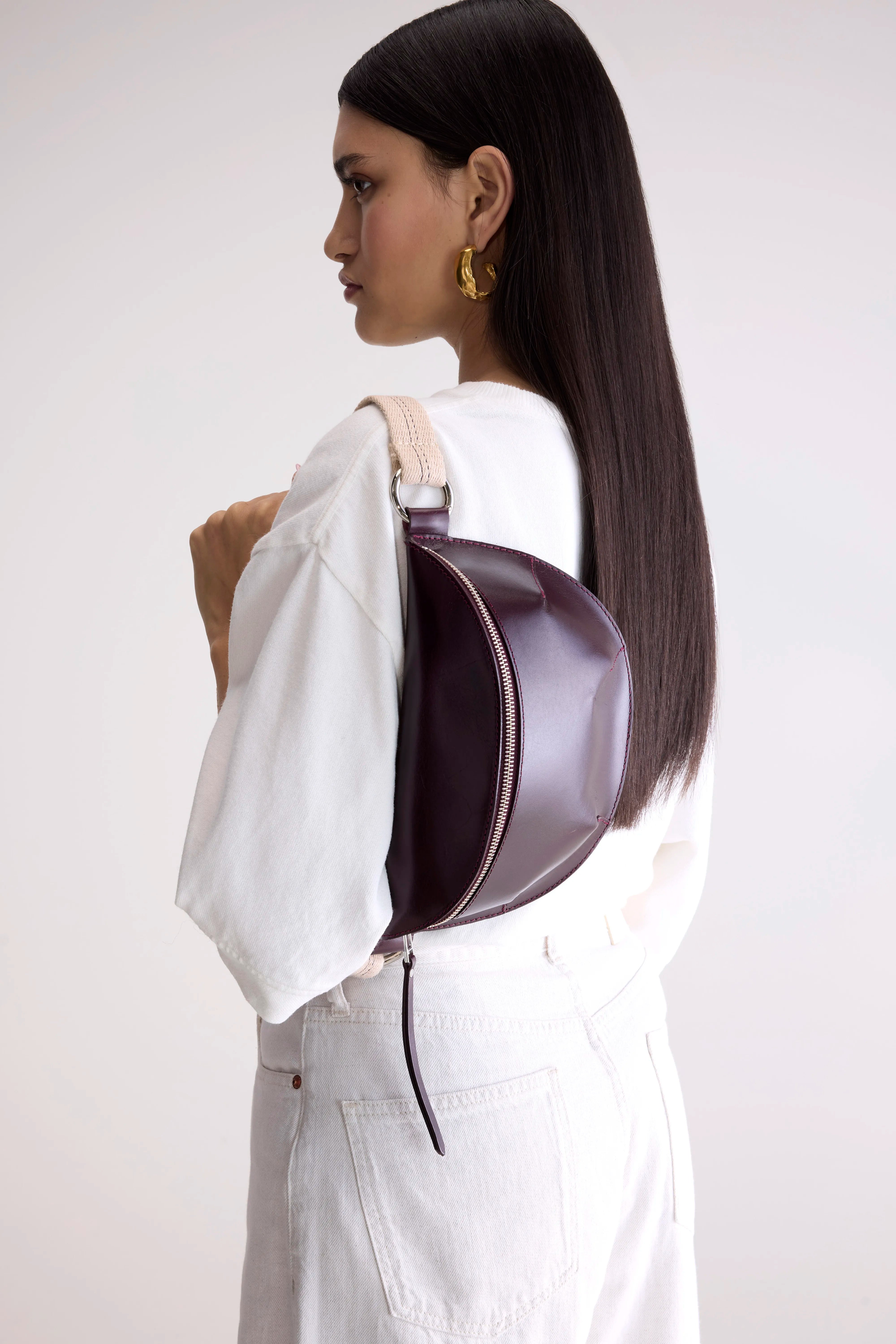 Sac Banane Rosie - Bordeaux Pour Femme | Bellerose