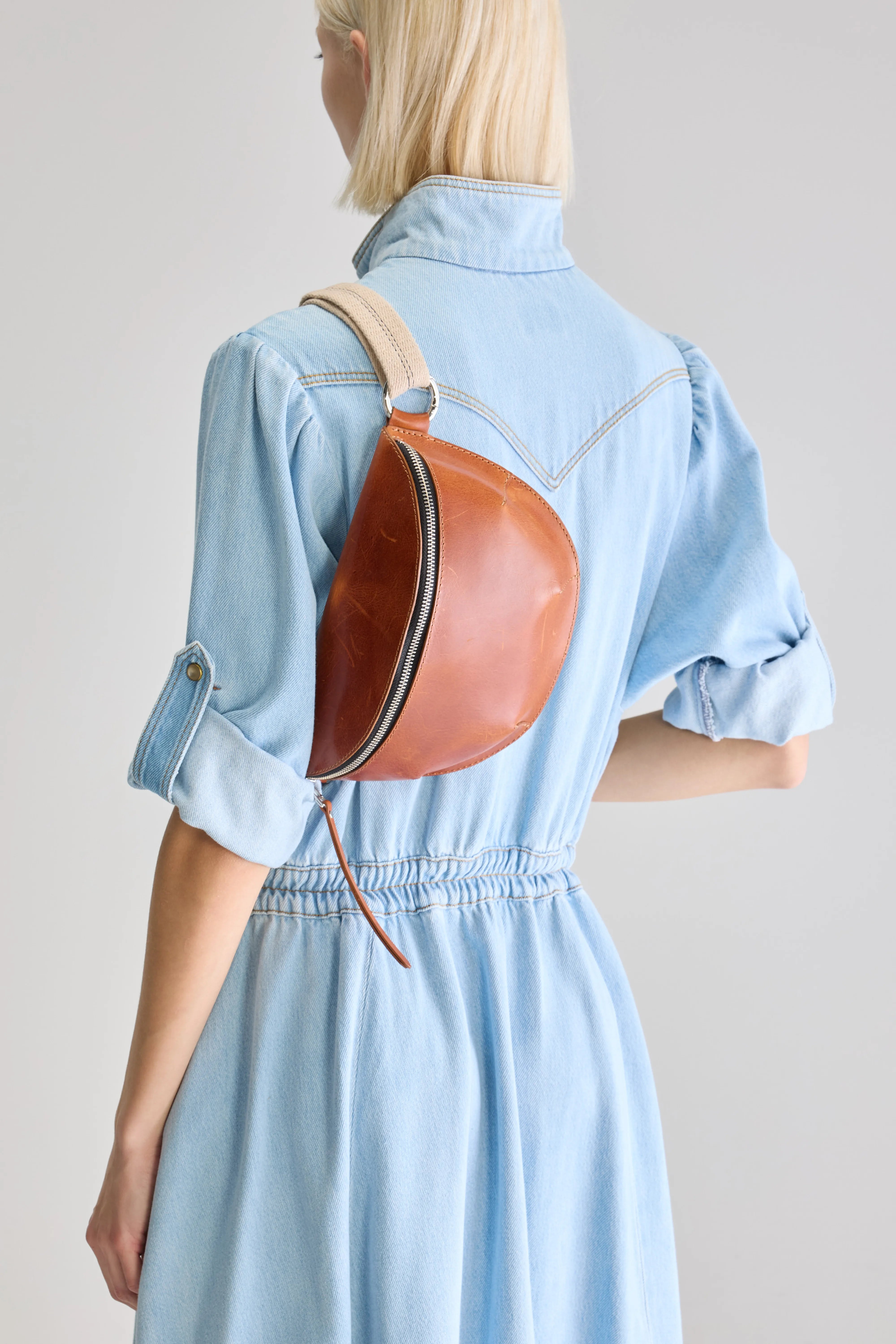 Sac Banane Rosie - Cognac Pour Femme | Bellerose