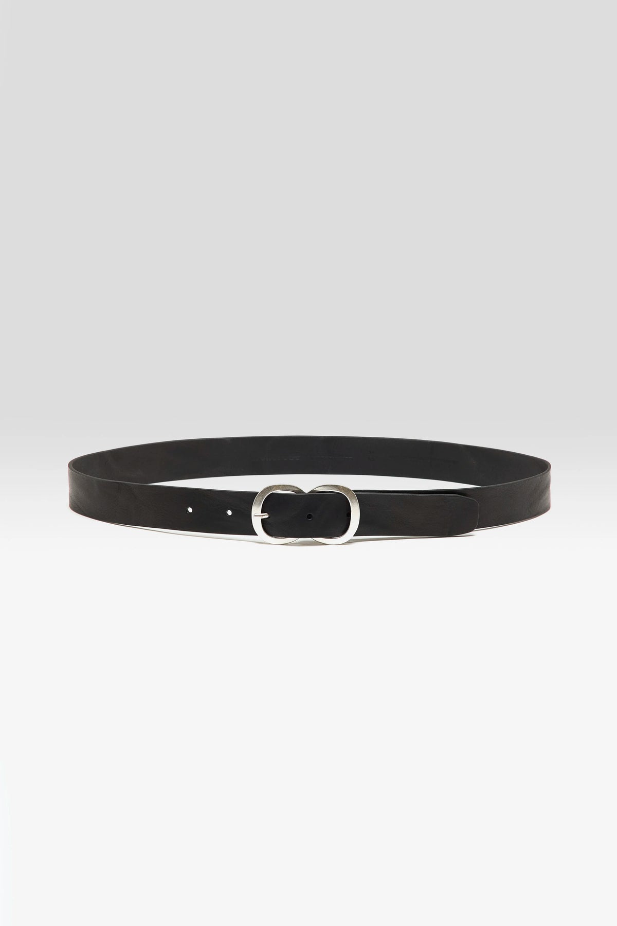 Sabas Black Leather Belt - Black For Women | Bellerose