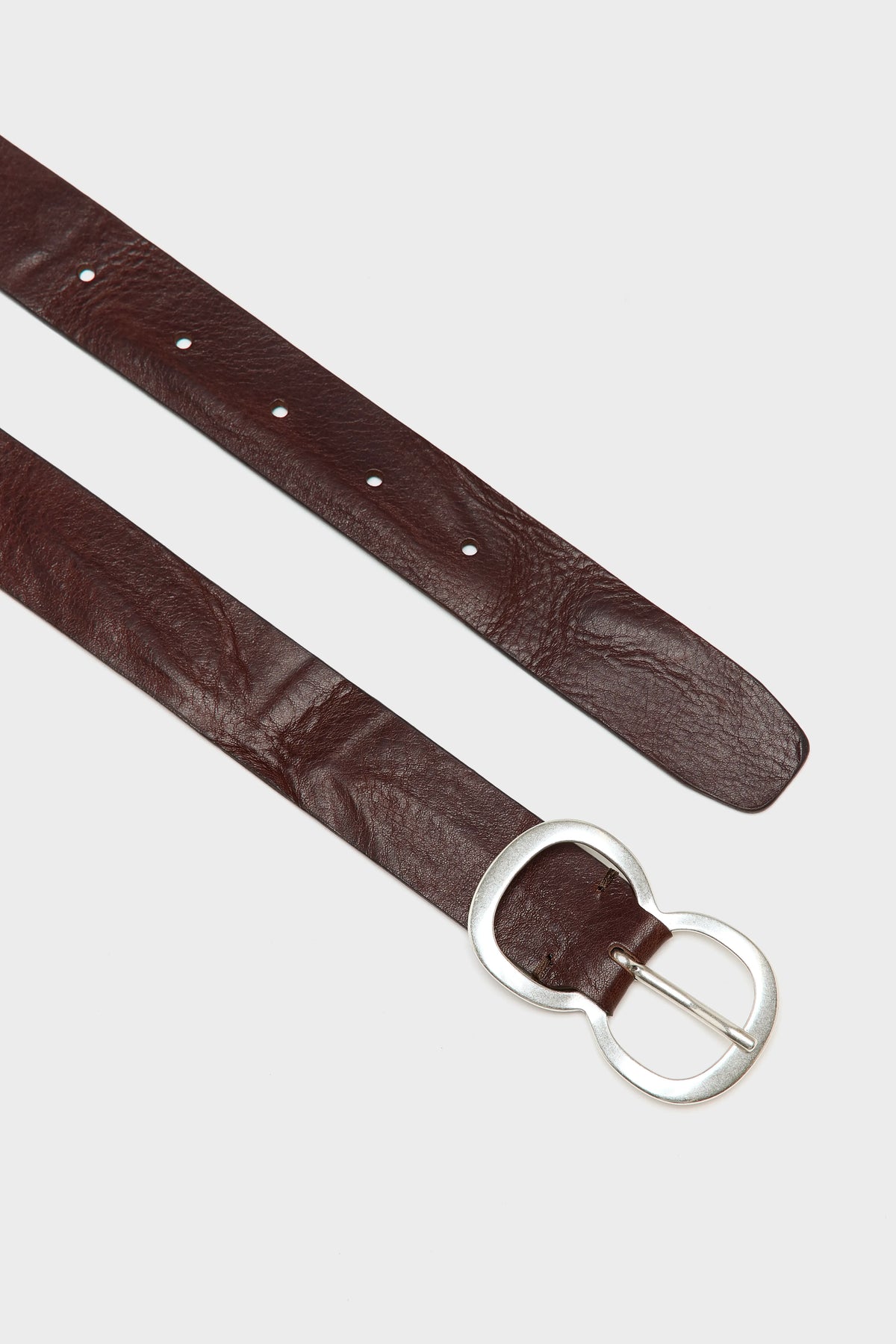 Sabas Brown Leather Belt - Brown For Women | Bellerose