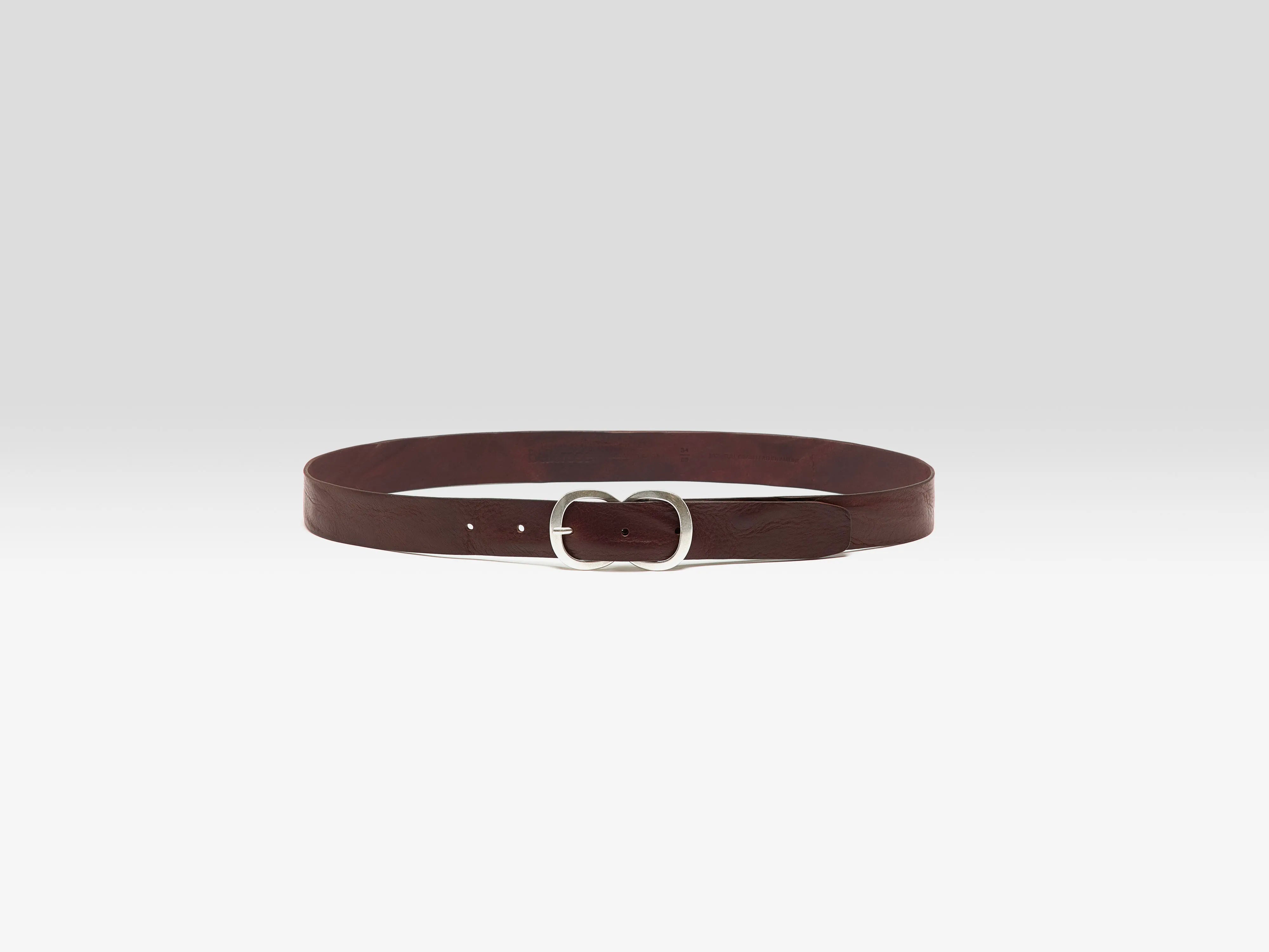 Sabas leren riem (251 / W / BROWN)