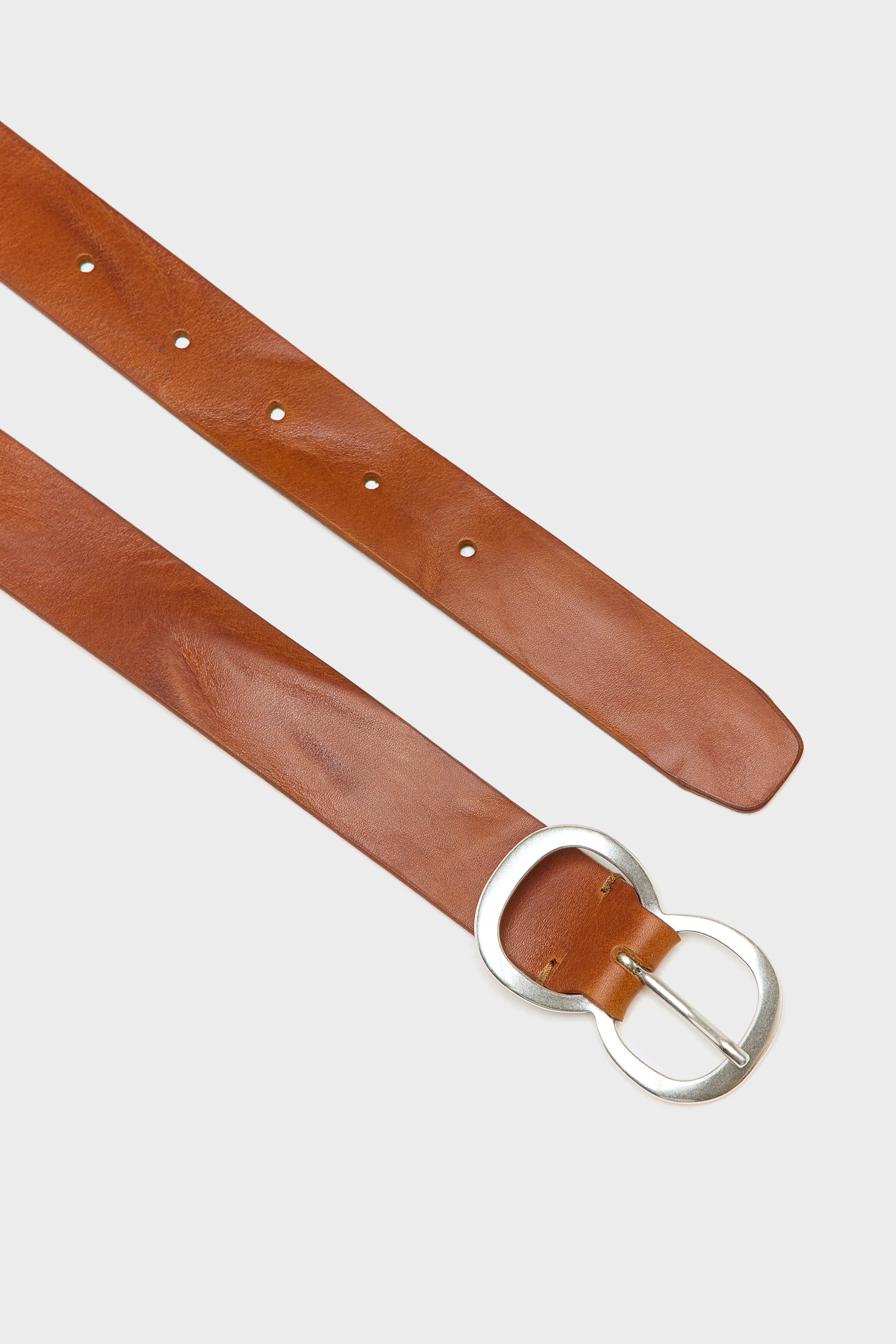 Sabas Leather Belt - Cognac For Women | Bellerose