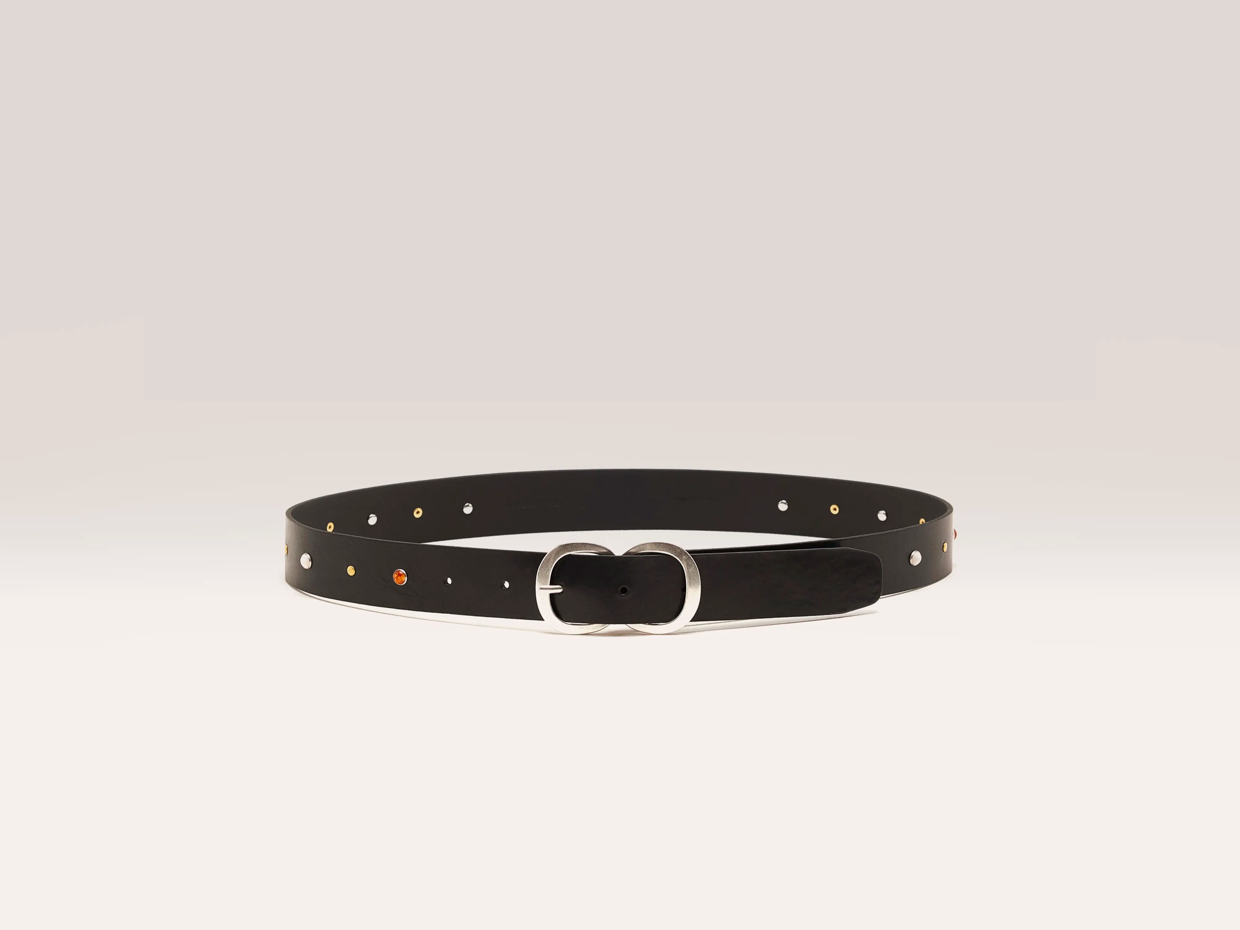 Sabas Leather Belt - Black For Women | Bellerose