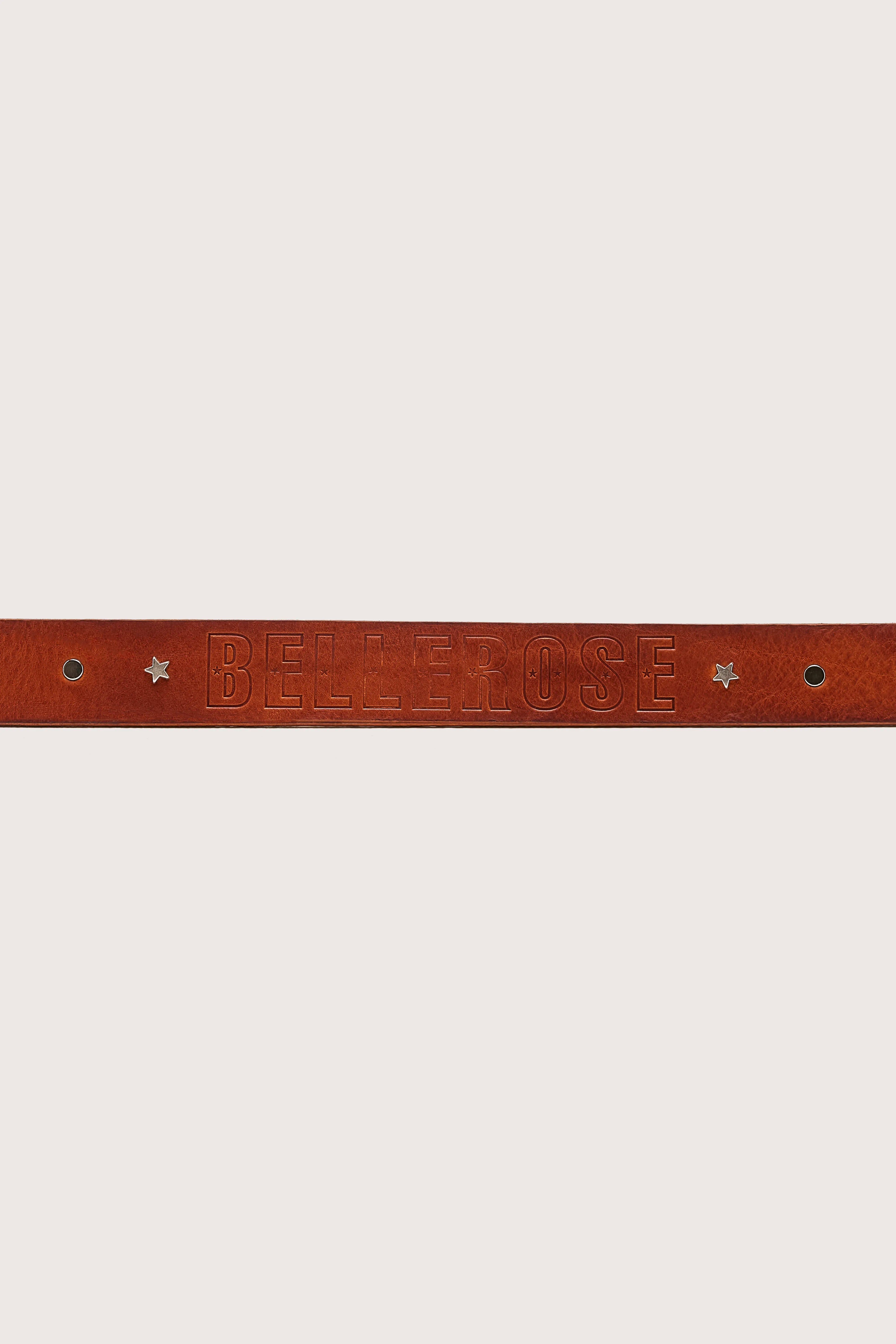 Sabas Leather Belt - Cognac For Women | Bellerose