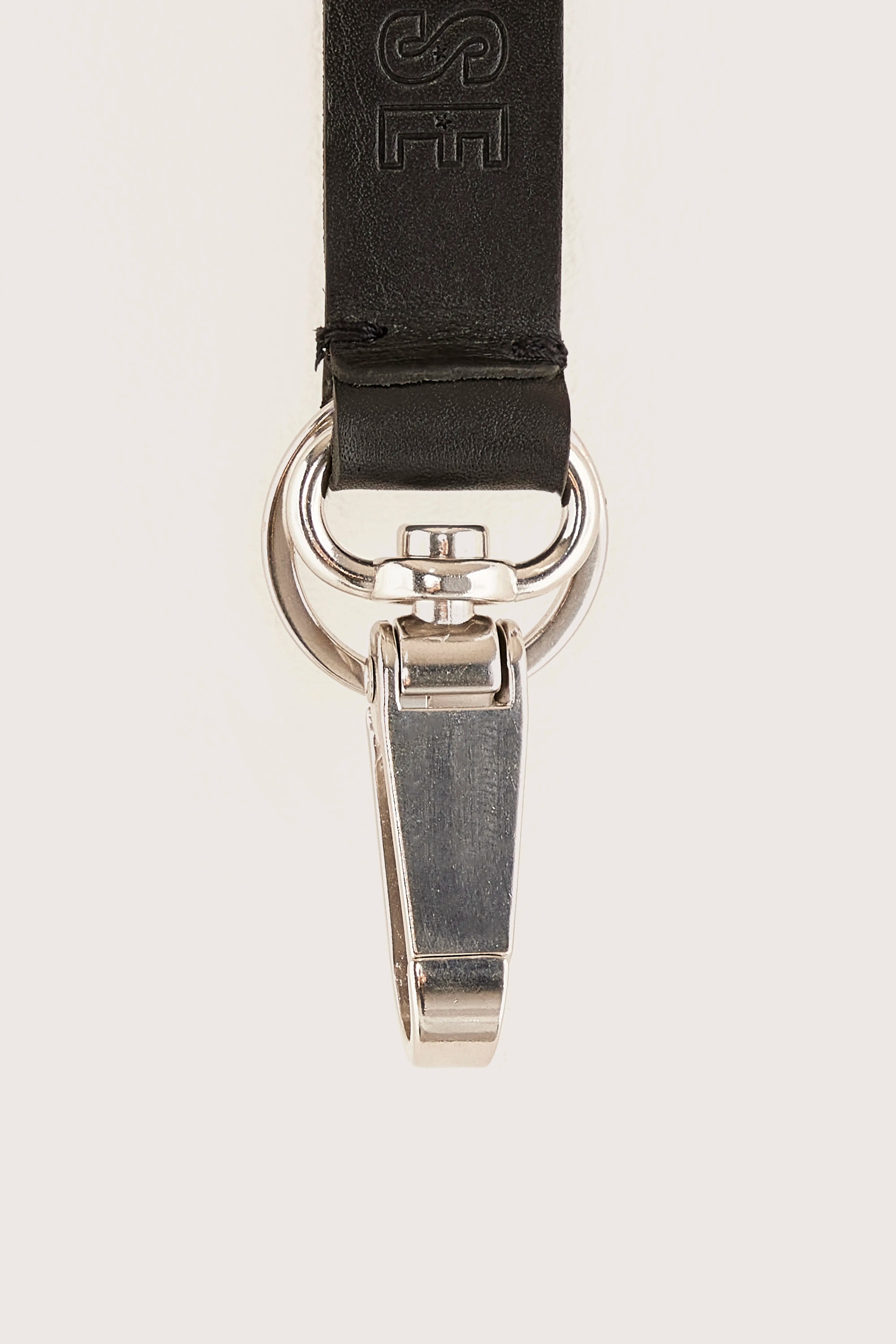 Saney Leather Keychain - Black For Women | Bellerose