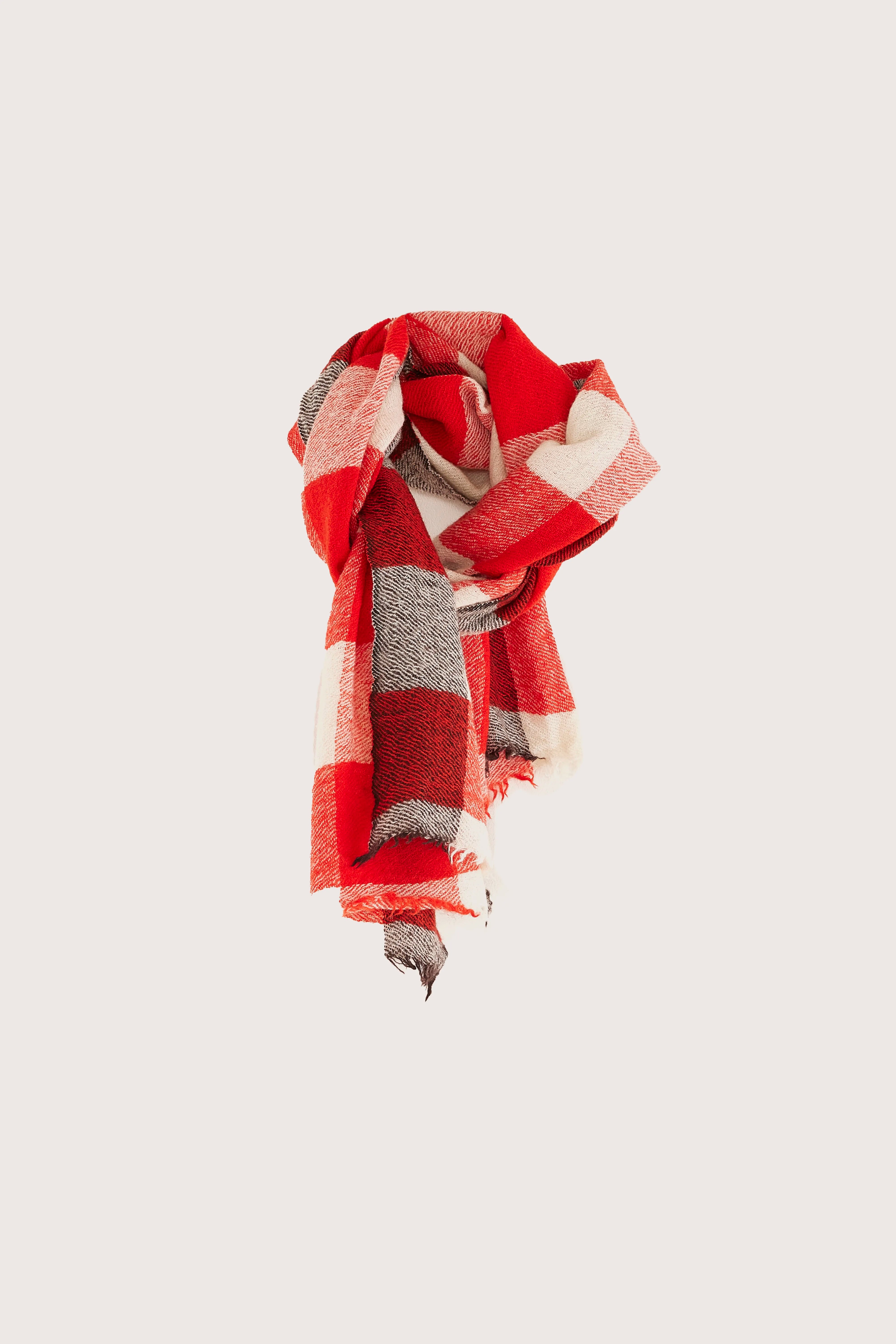 Sidor Wooven Scarf - Amore / Dark roast / Seafoam For Women | Bellerose