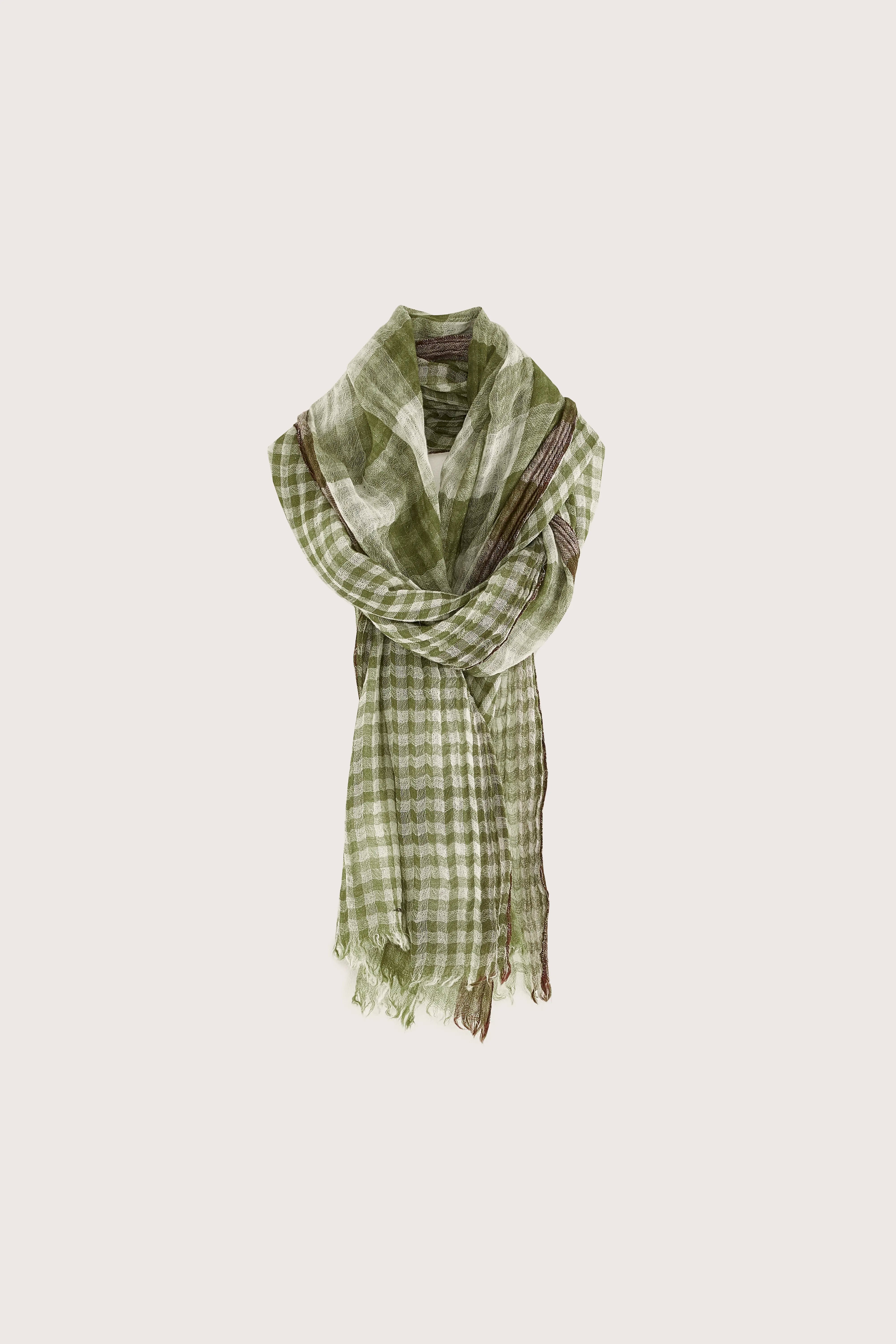 Écharpe Tissée Servo - Dark roast / Jeep / Seafoam Pour Femme | Bellerose