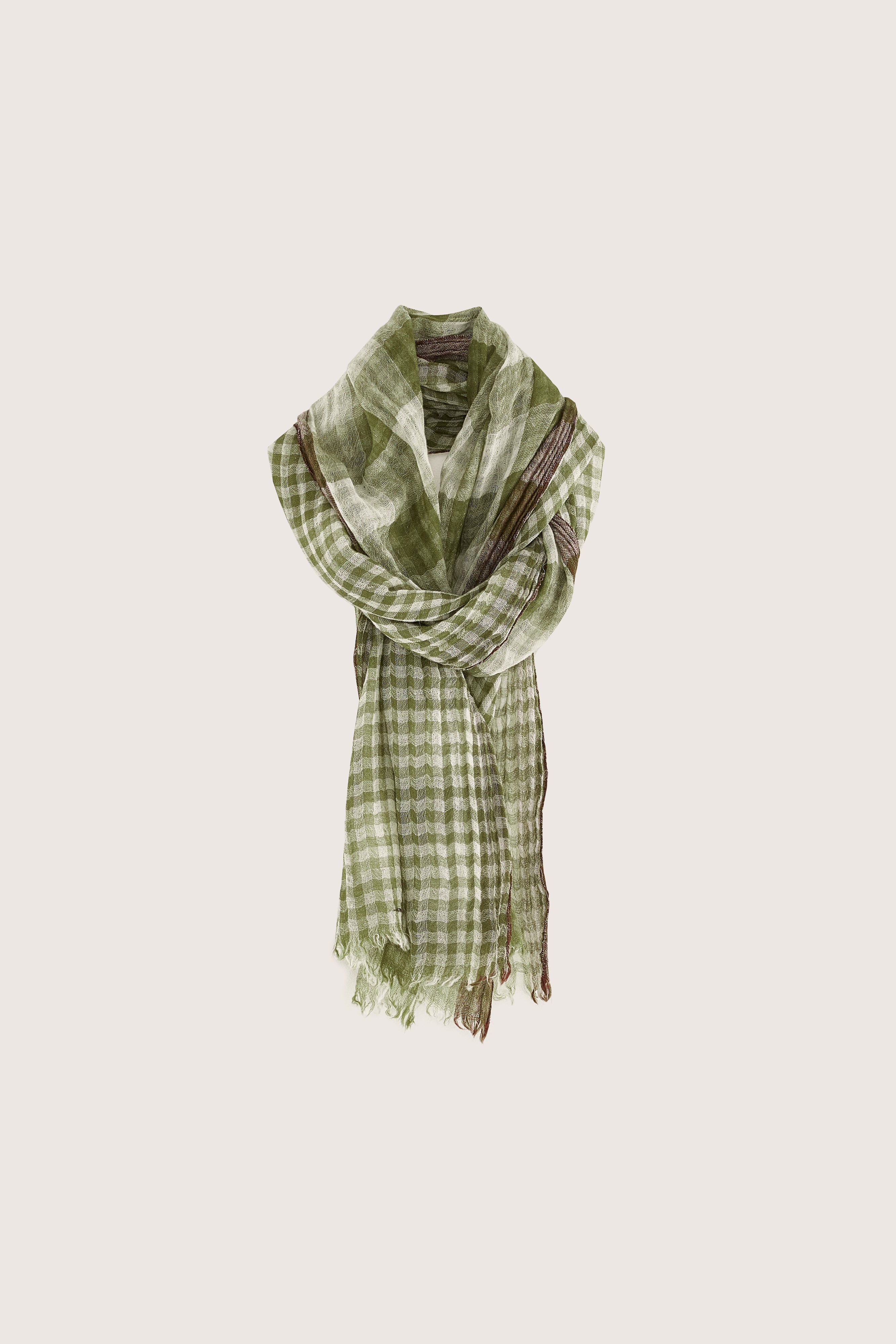 Servo Wooven Scarf - Honeydew / Prairie / Prussian For Women | Bellerose