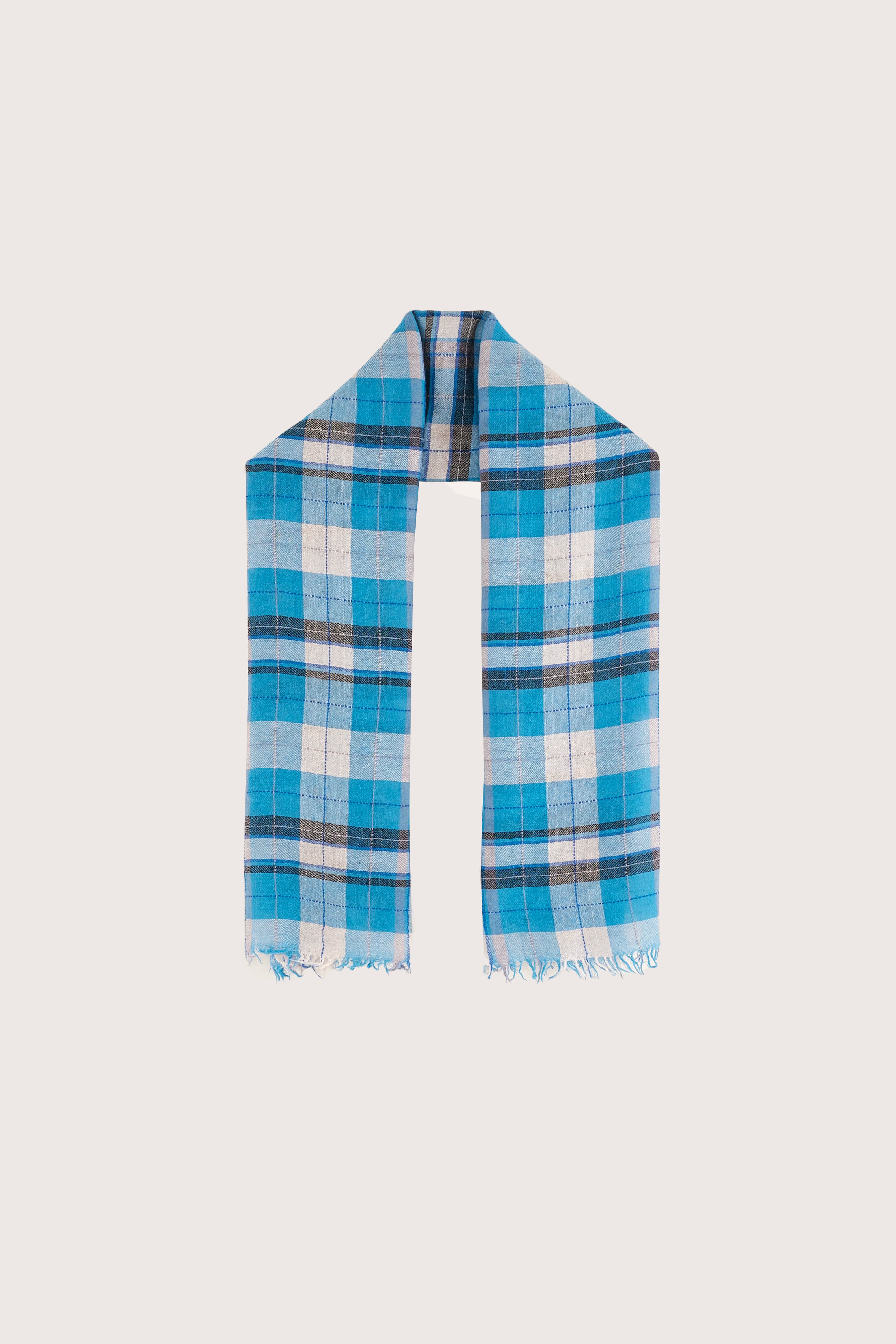 Soli wooven scarf (251 / W / CHECK A)