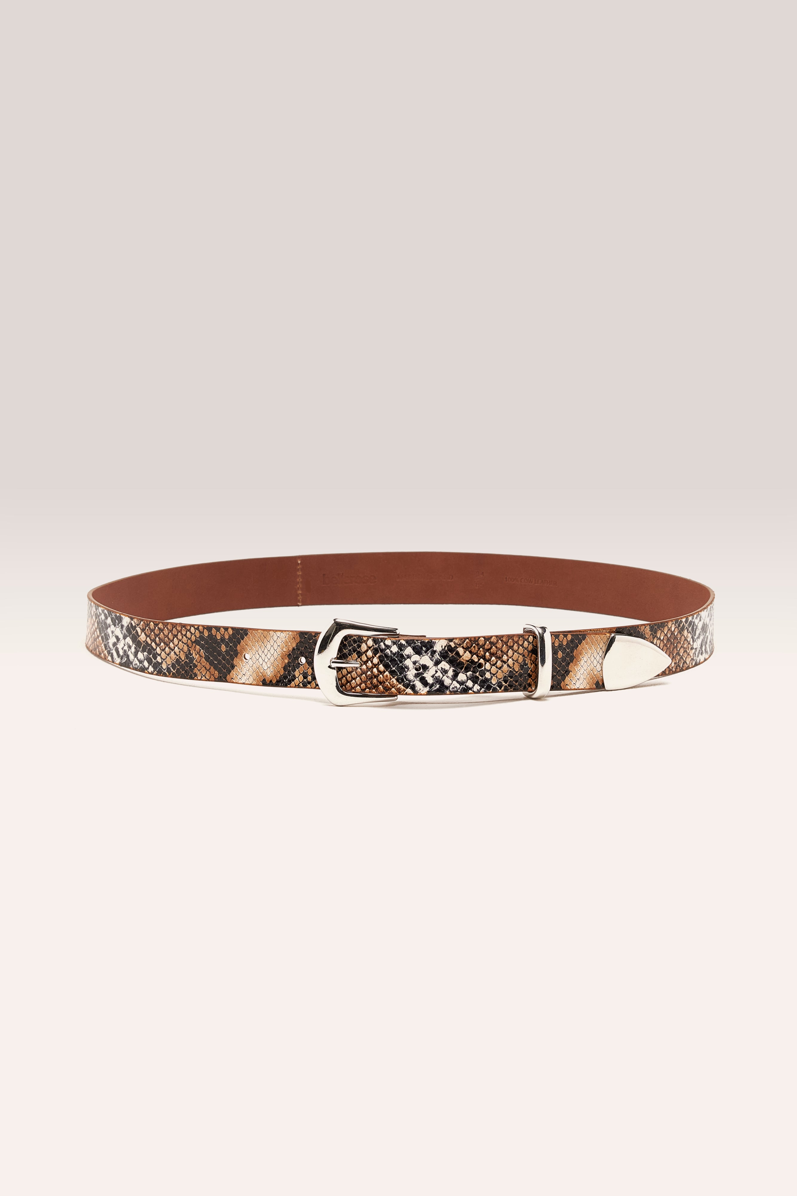 Saylor Leather Belt - Ambre For Women | Bellerose