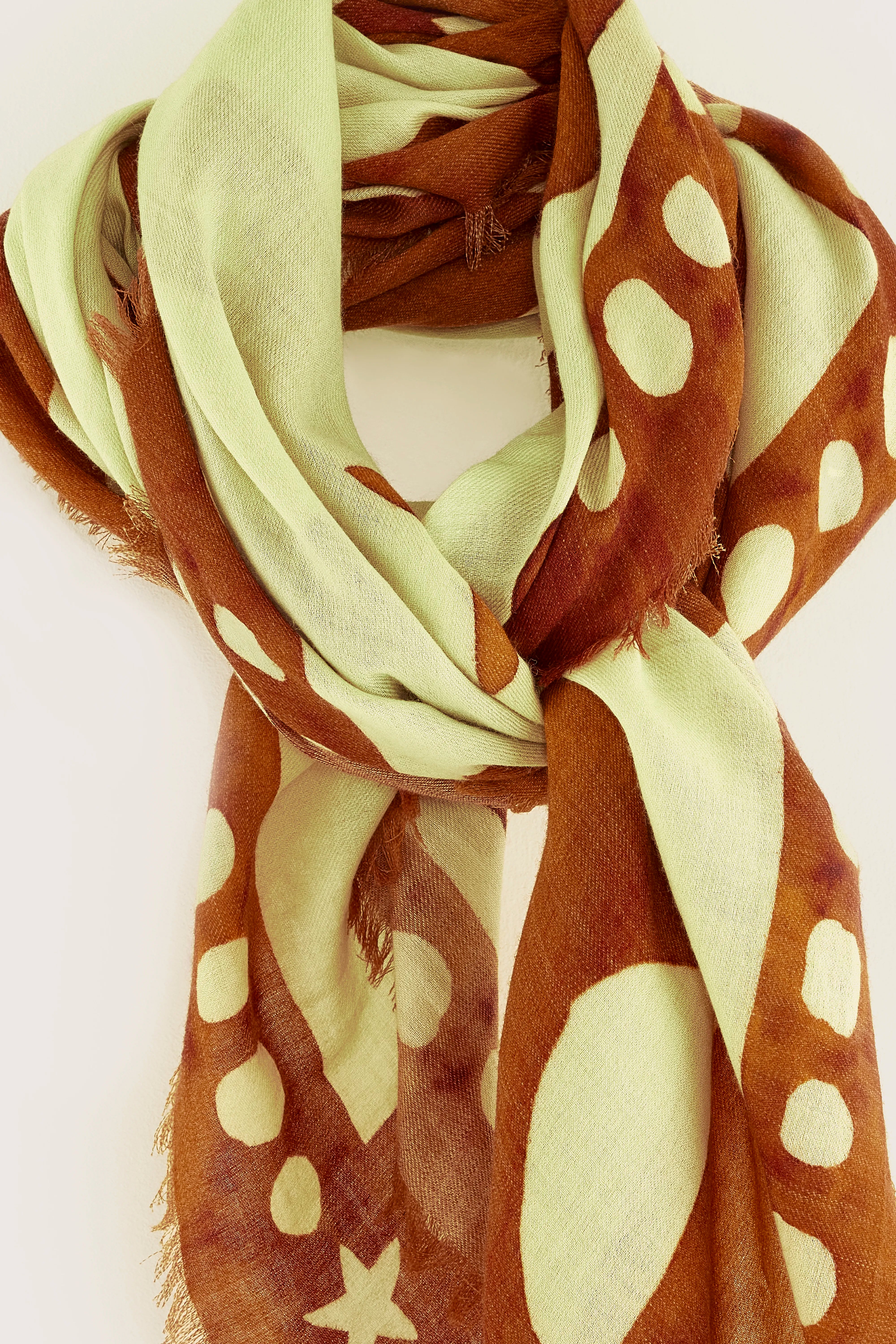 Sose Square Scarf - Honeydew For Women | Bellerose