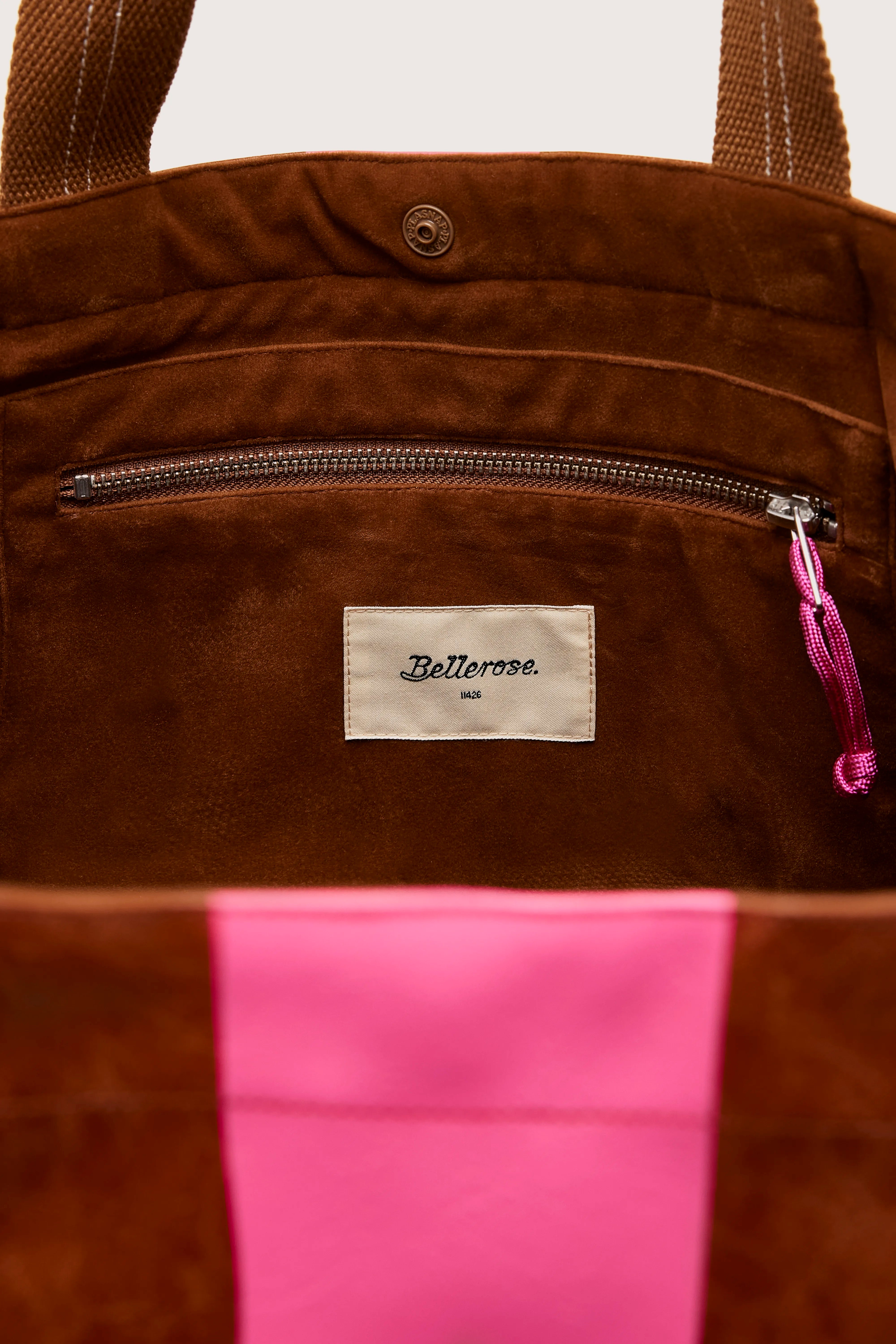 Hommie Large Handbag - Pinklady / Whisky For Women | Bellerose