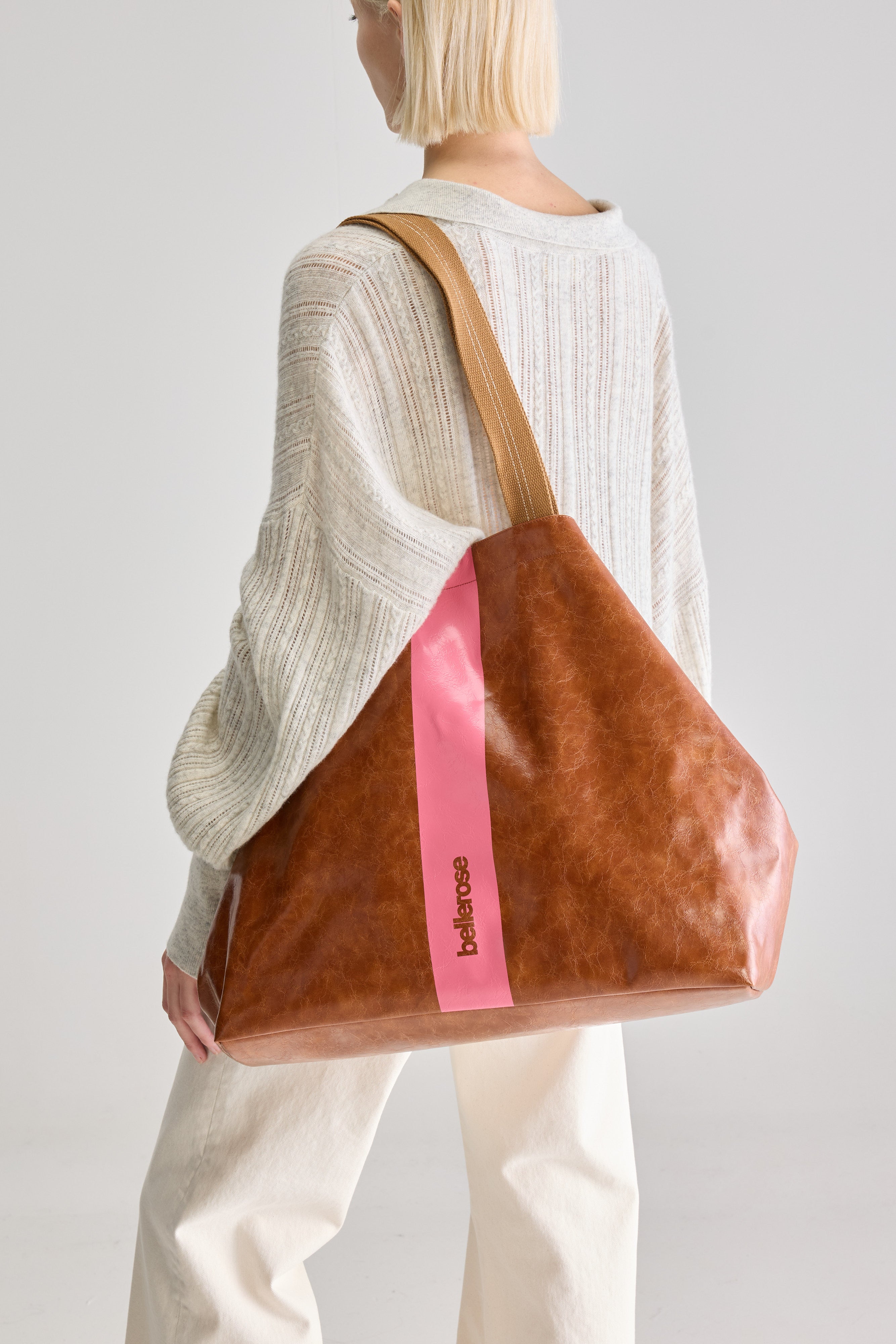 Hommie Large Handbag - Pinklady / Whisky For Women | Bellerose