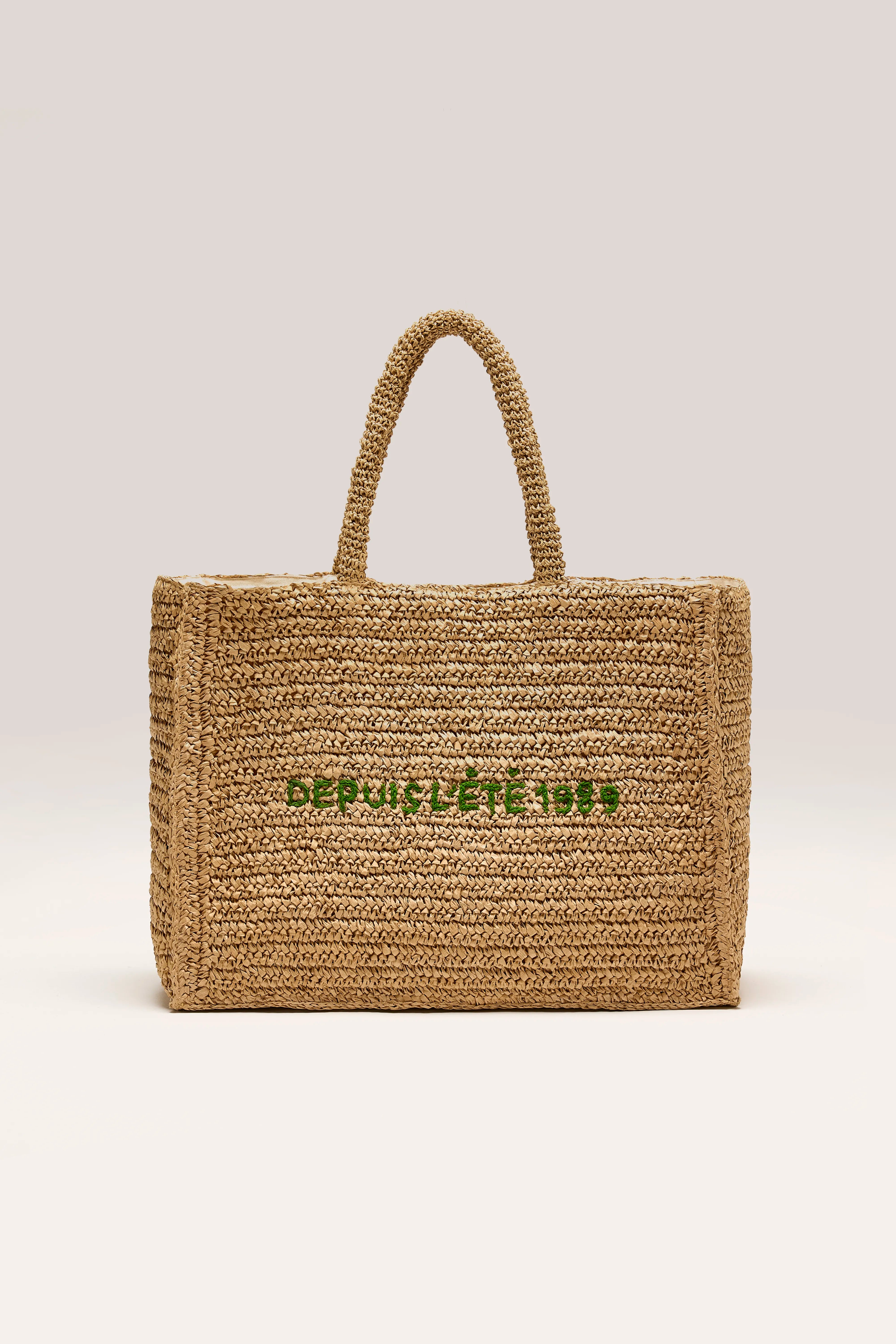 Sac cabas en paille Itop (251 / W / NATURAL)