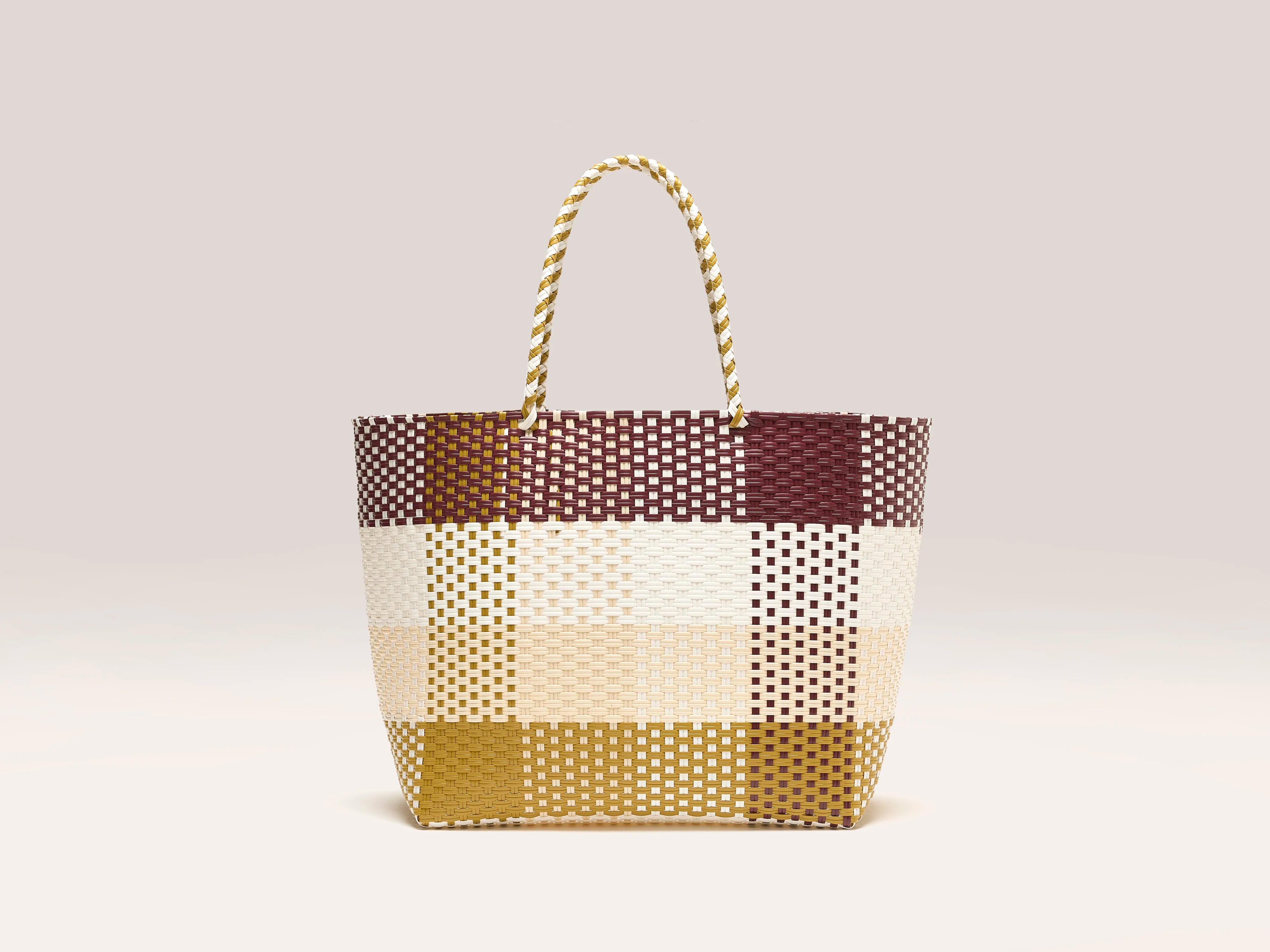 Ostic shopping bag (251 / W / CHECK A)