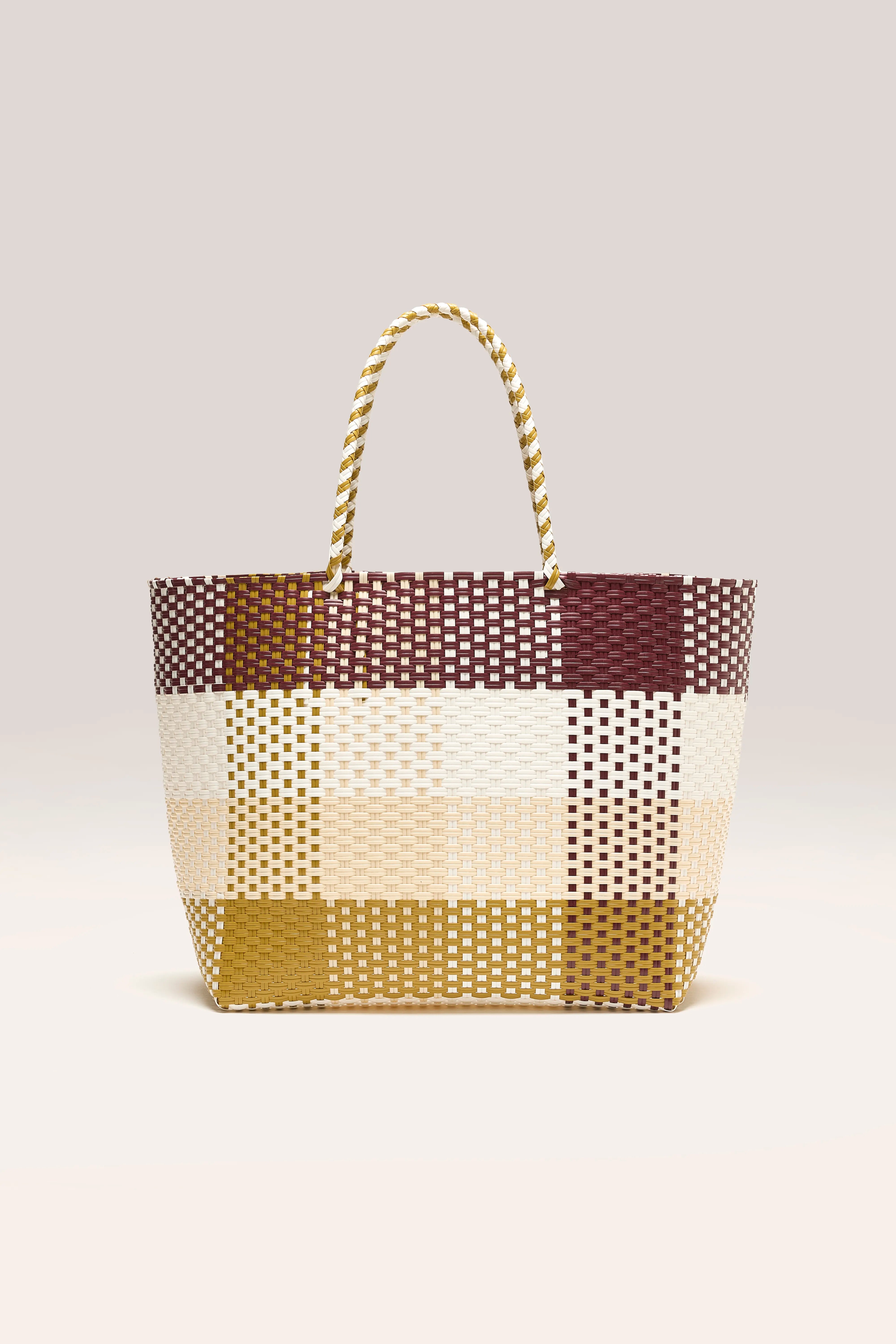 Ostic Shopping Bag - Antique gold / Seafoam / Windsor wine For Women | Bellerose