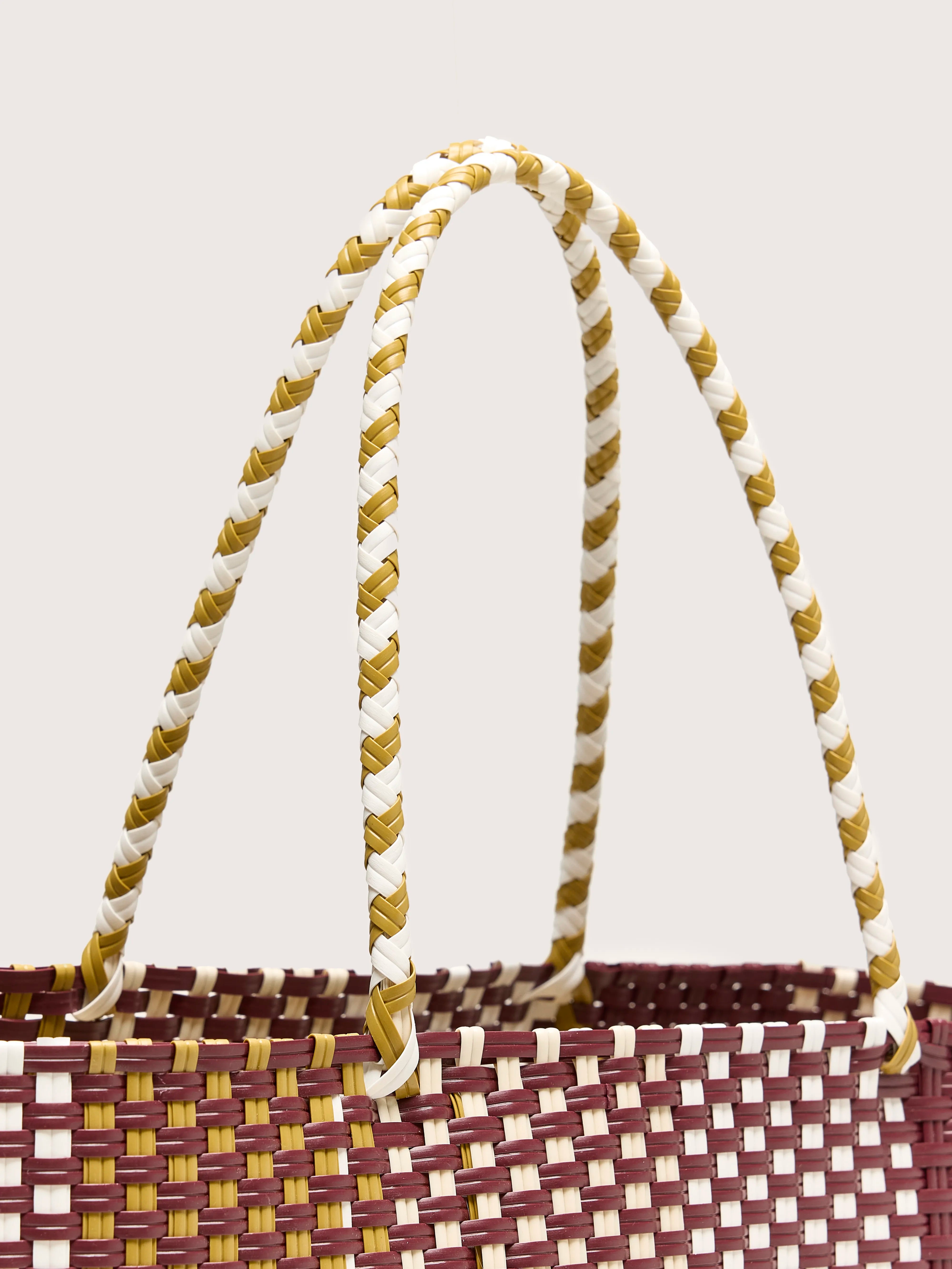 Ostic shopping bag (251 / W / CHECK A)