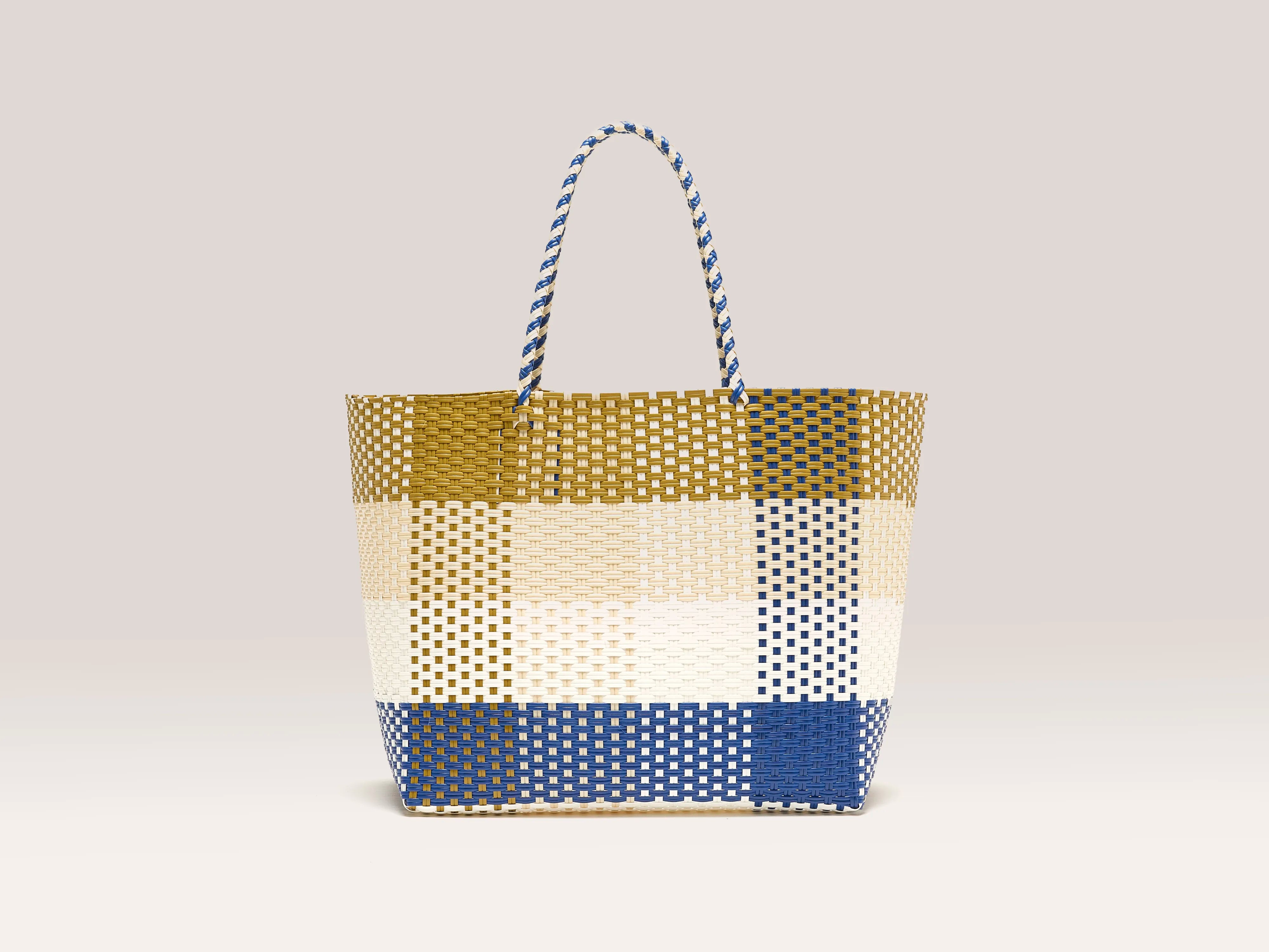 Ostic shopping bag (251 / W / CHECK B)