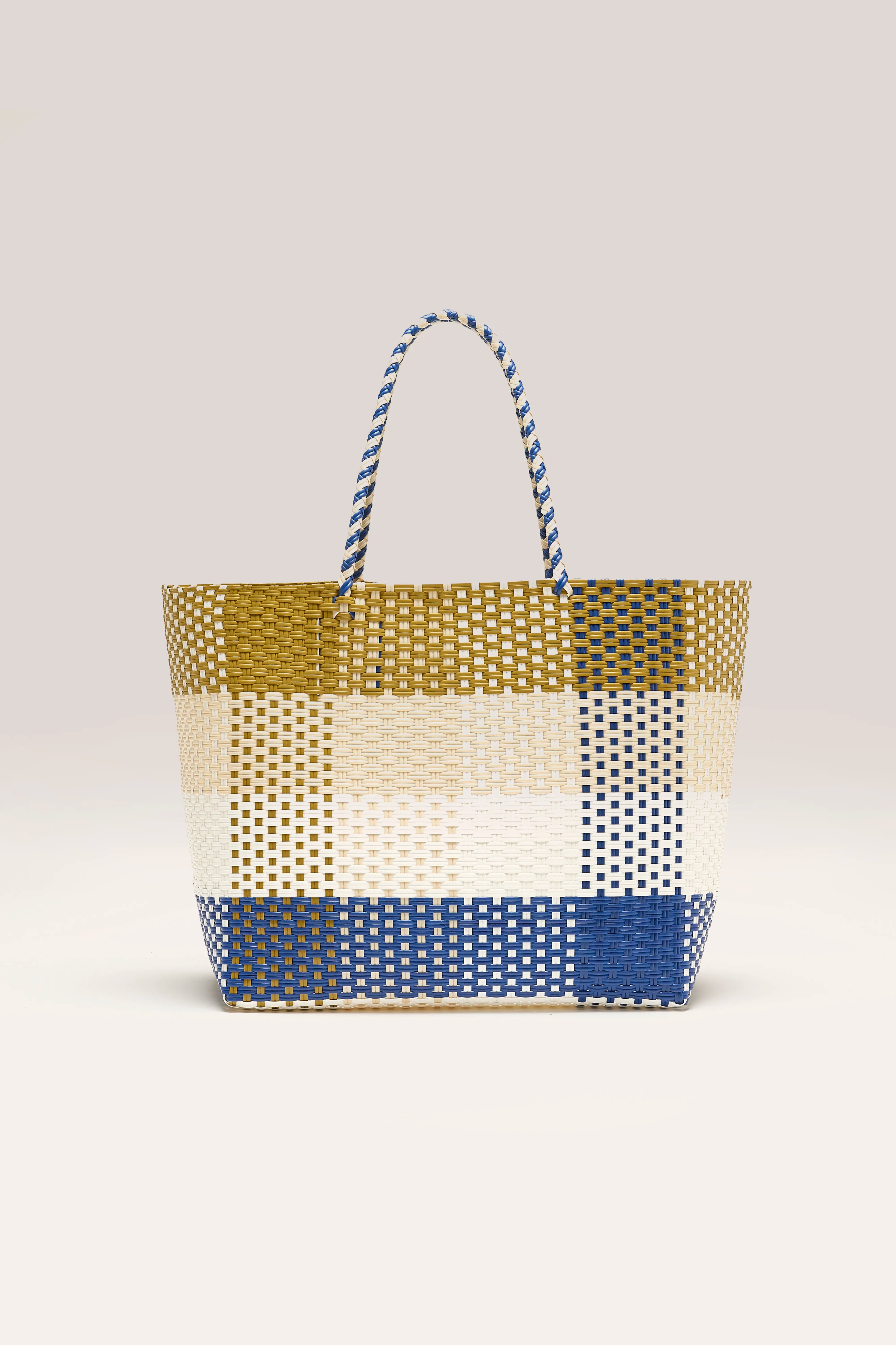 Ostic Shopping Bag - Antique gold / Blueworker / Seafoam For Women | Bellerose