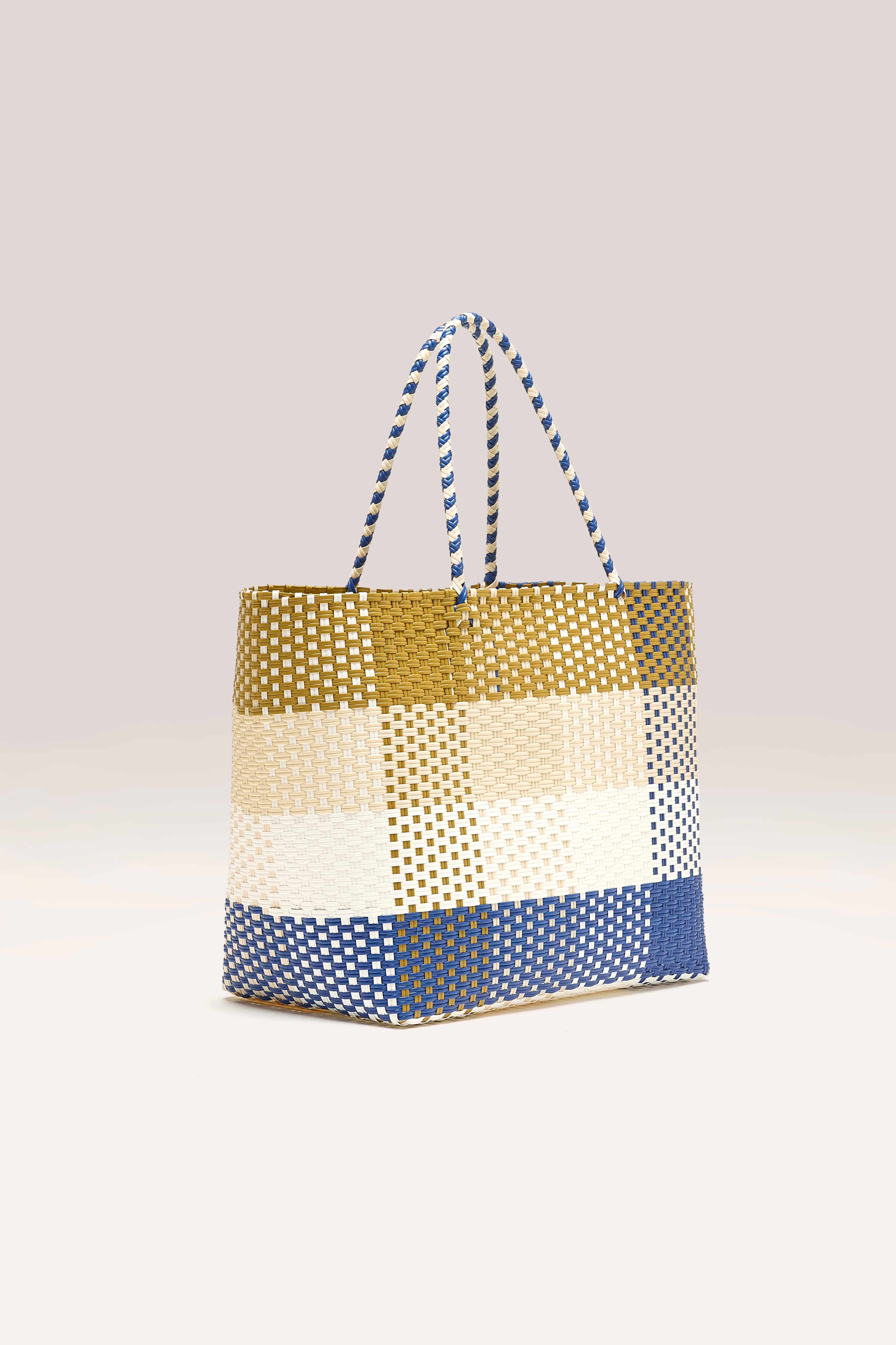 Ostic shopping bag (251 / W / CHECK B)