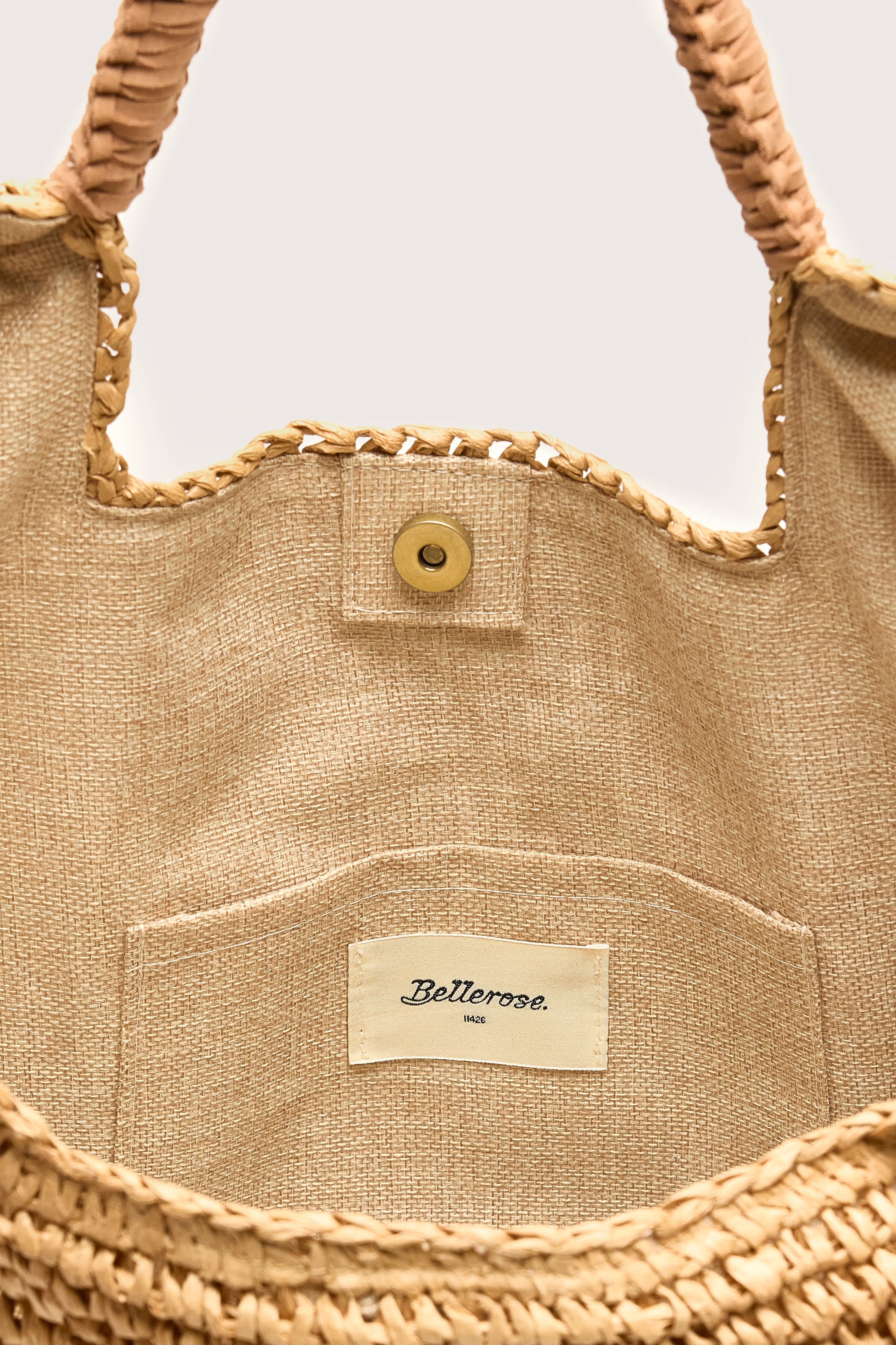 Ogico straw shopping bag (251 / W / NATURAL)