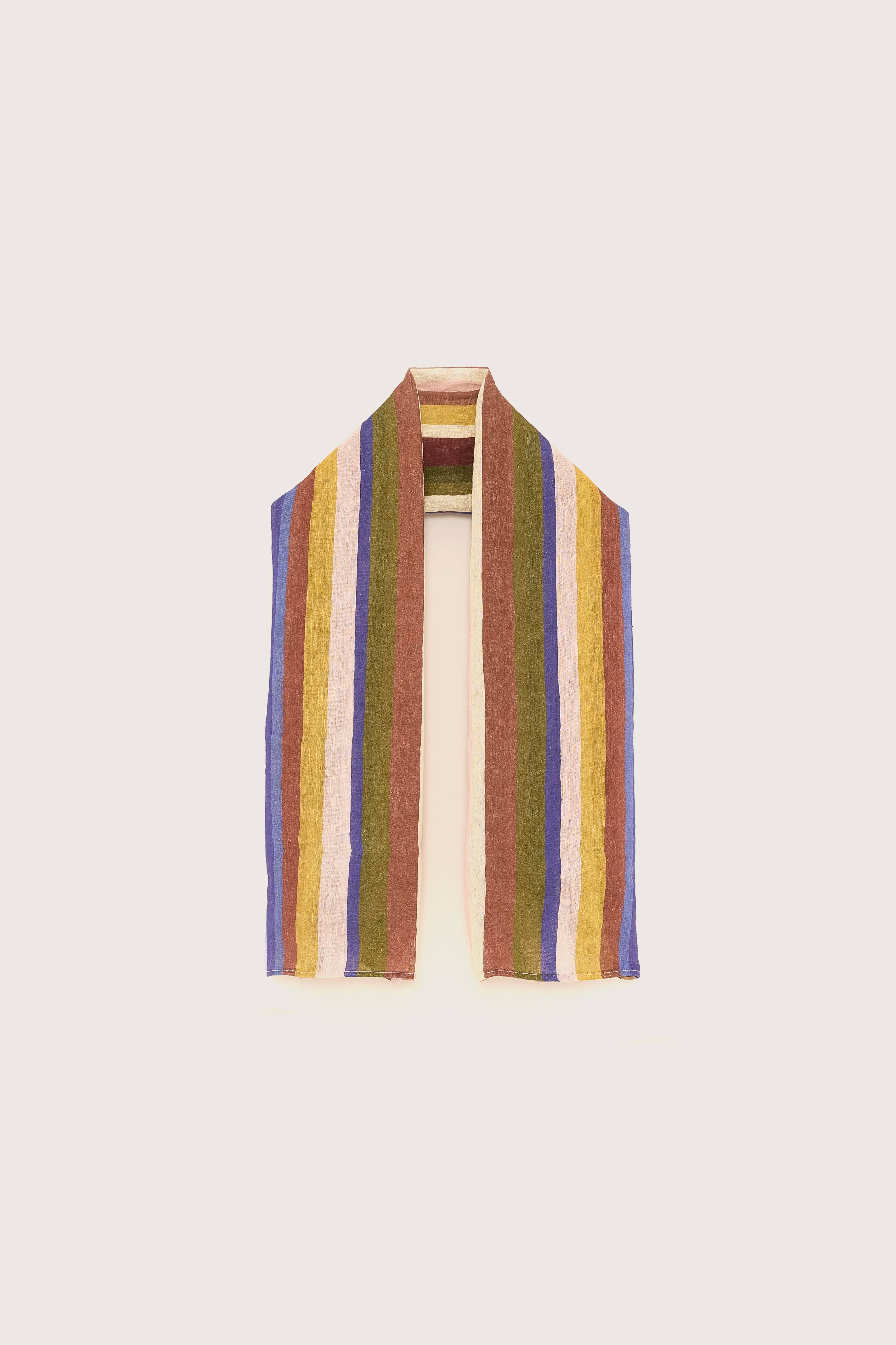 Sines Square Scarf - Jeep / Light rose / Seafoam For Women | Bellerose