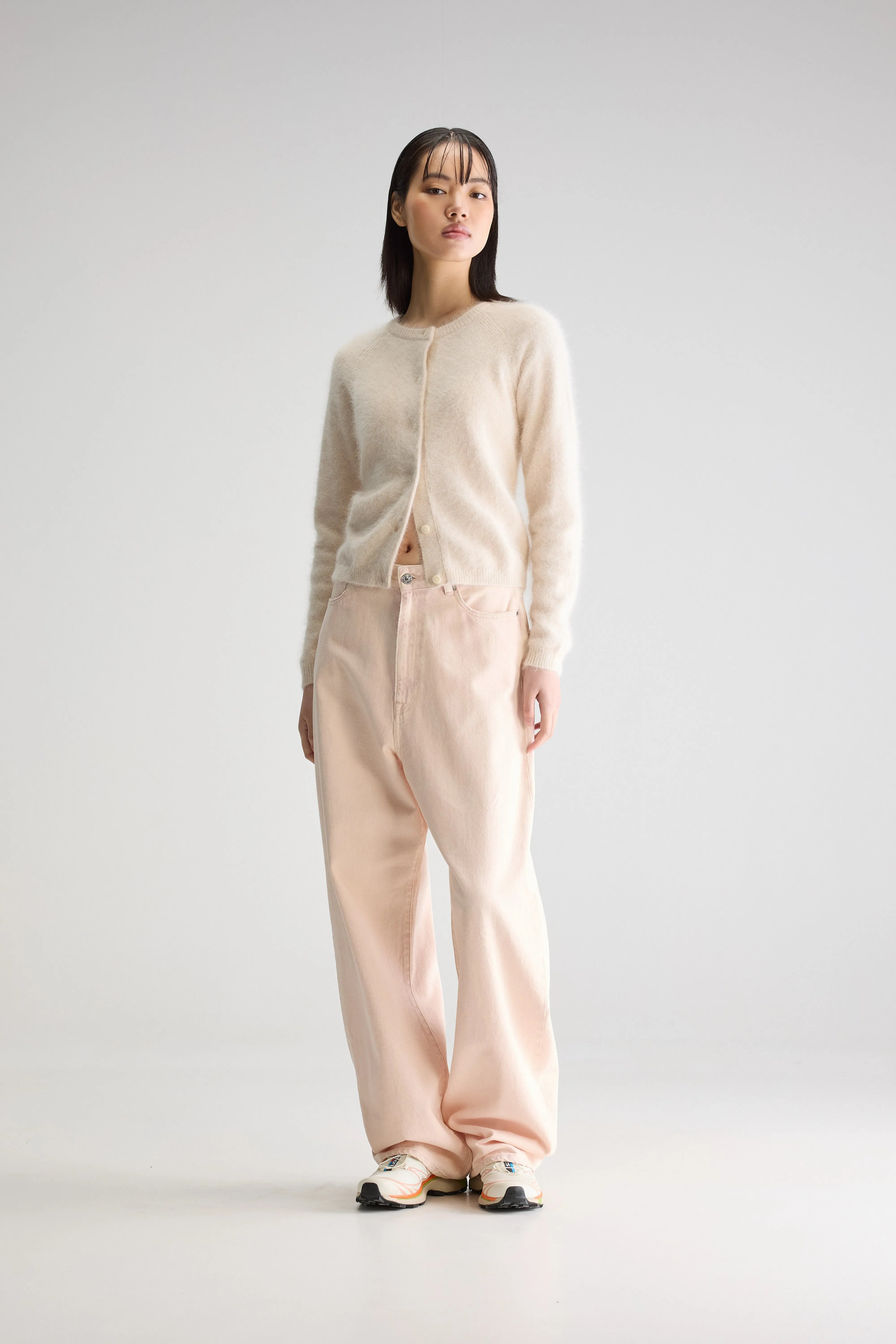 Cardigan En Angora Datair - Parchemin Pour Femme | Bellerose